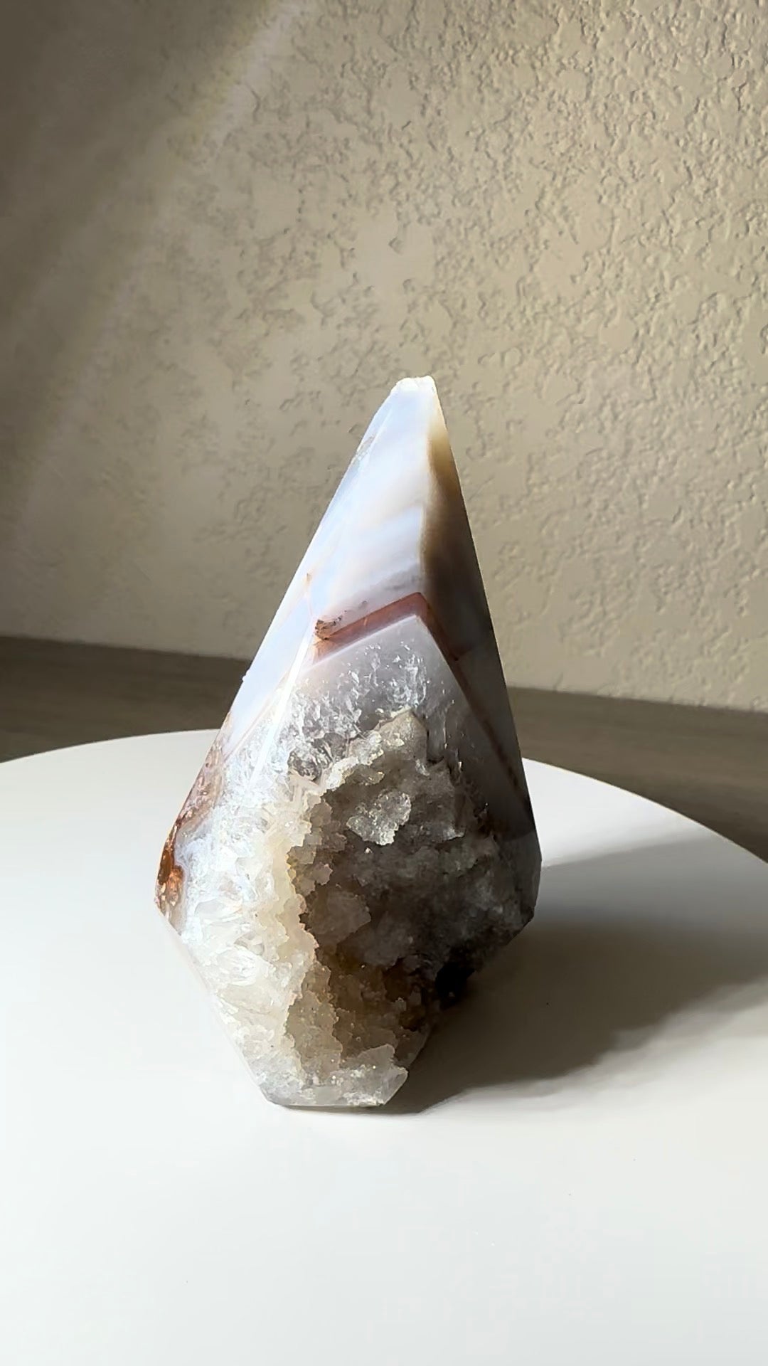 Brazilian Druzy Agate, Diamond Shaped