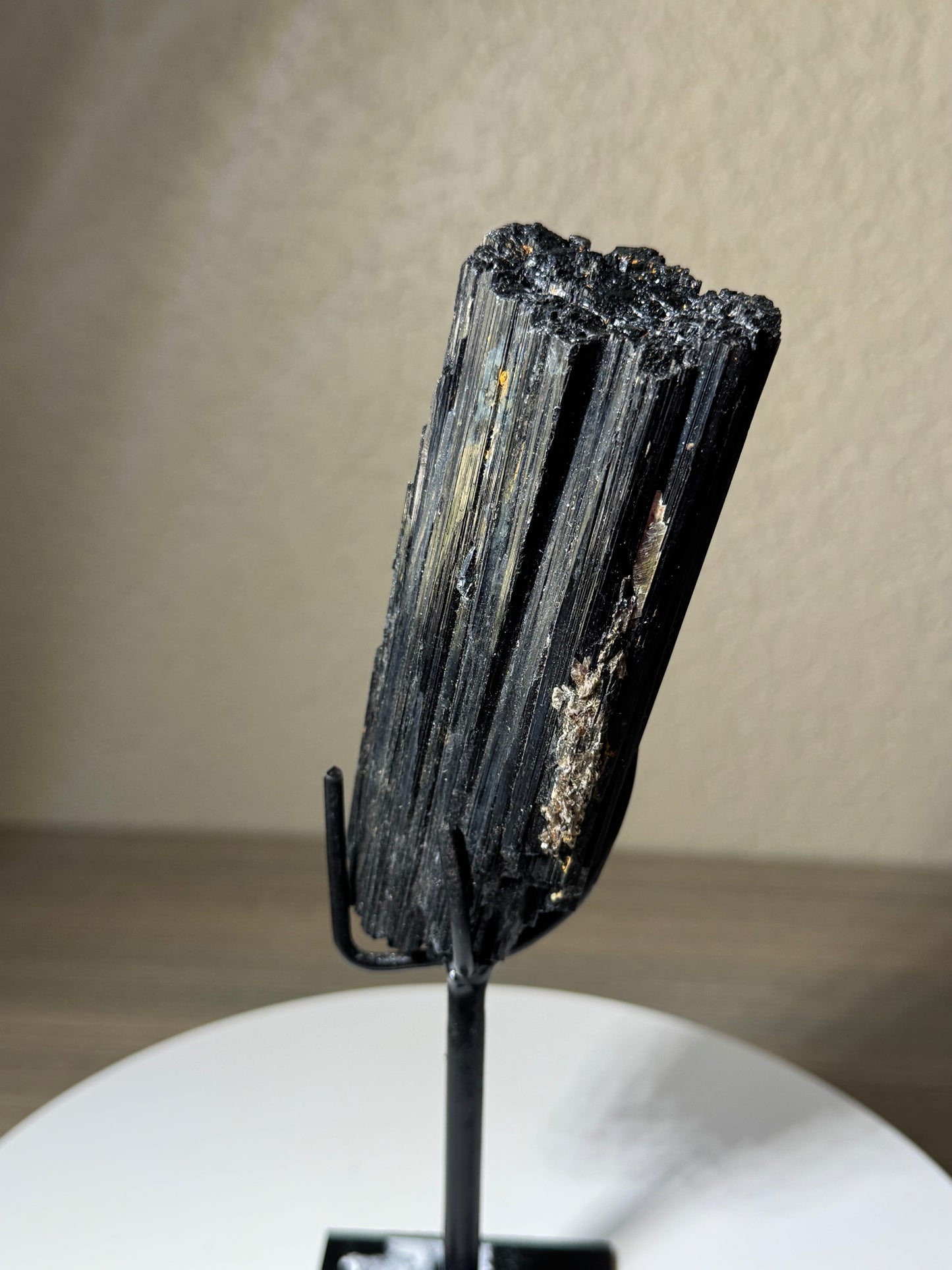 Tourmaline from Brazil on Stand