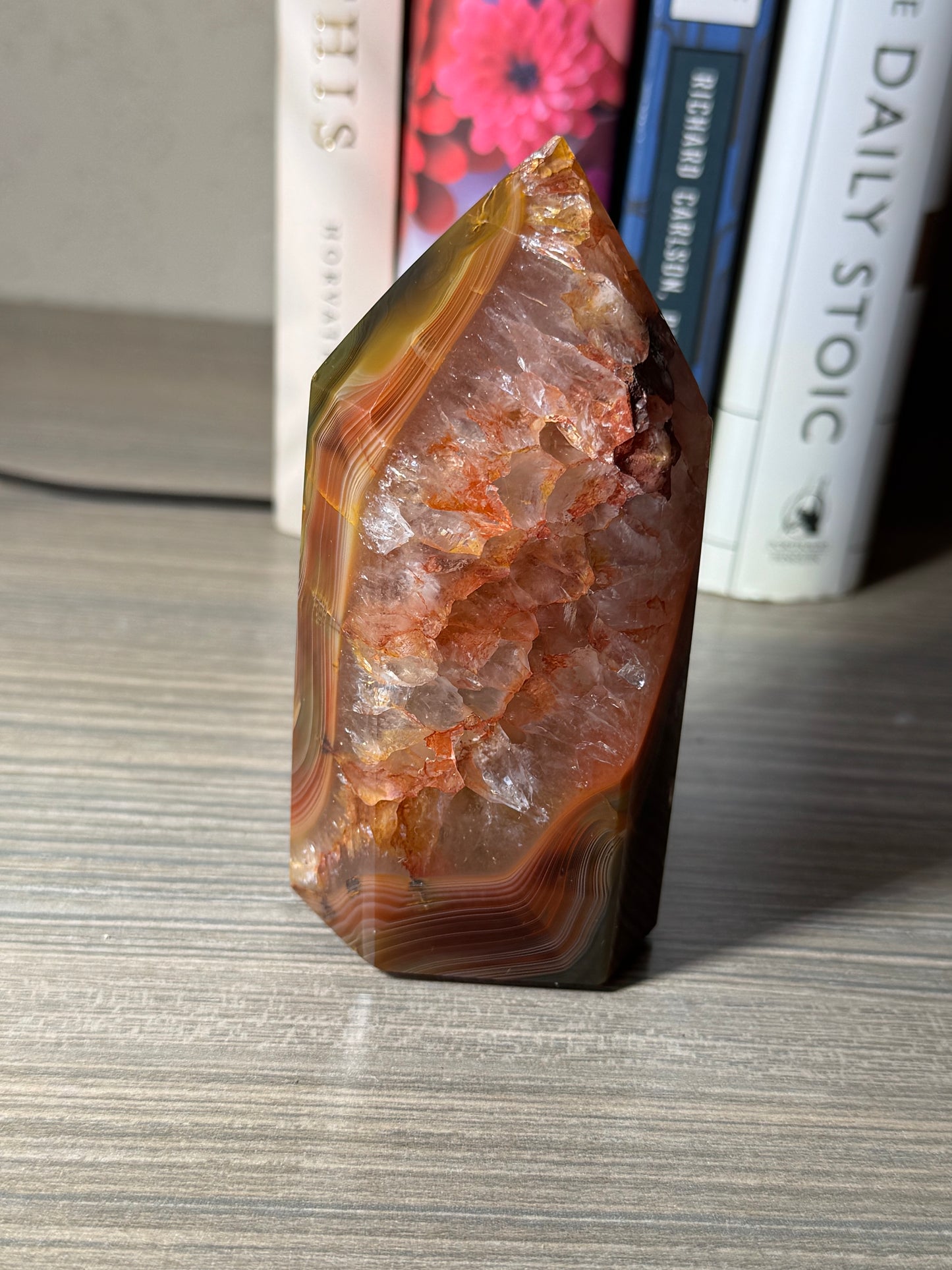 Brazilian Agate Tower