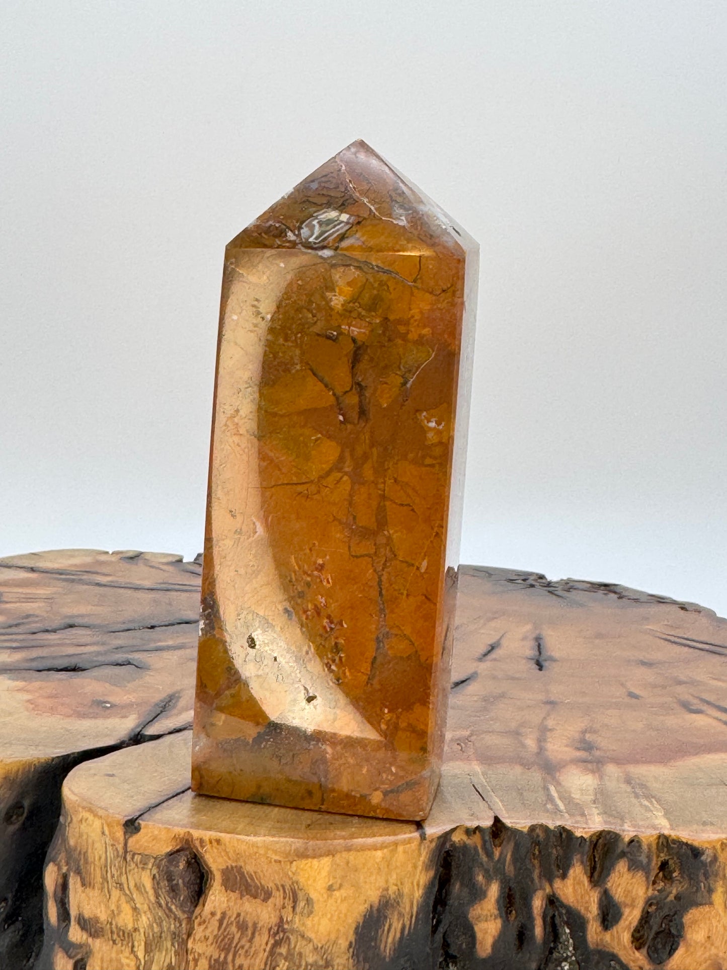 Mosaic Jasper Druzy Tower