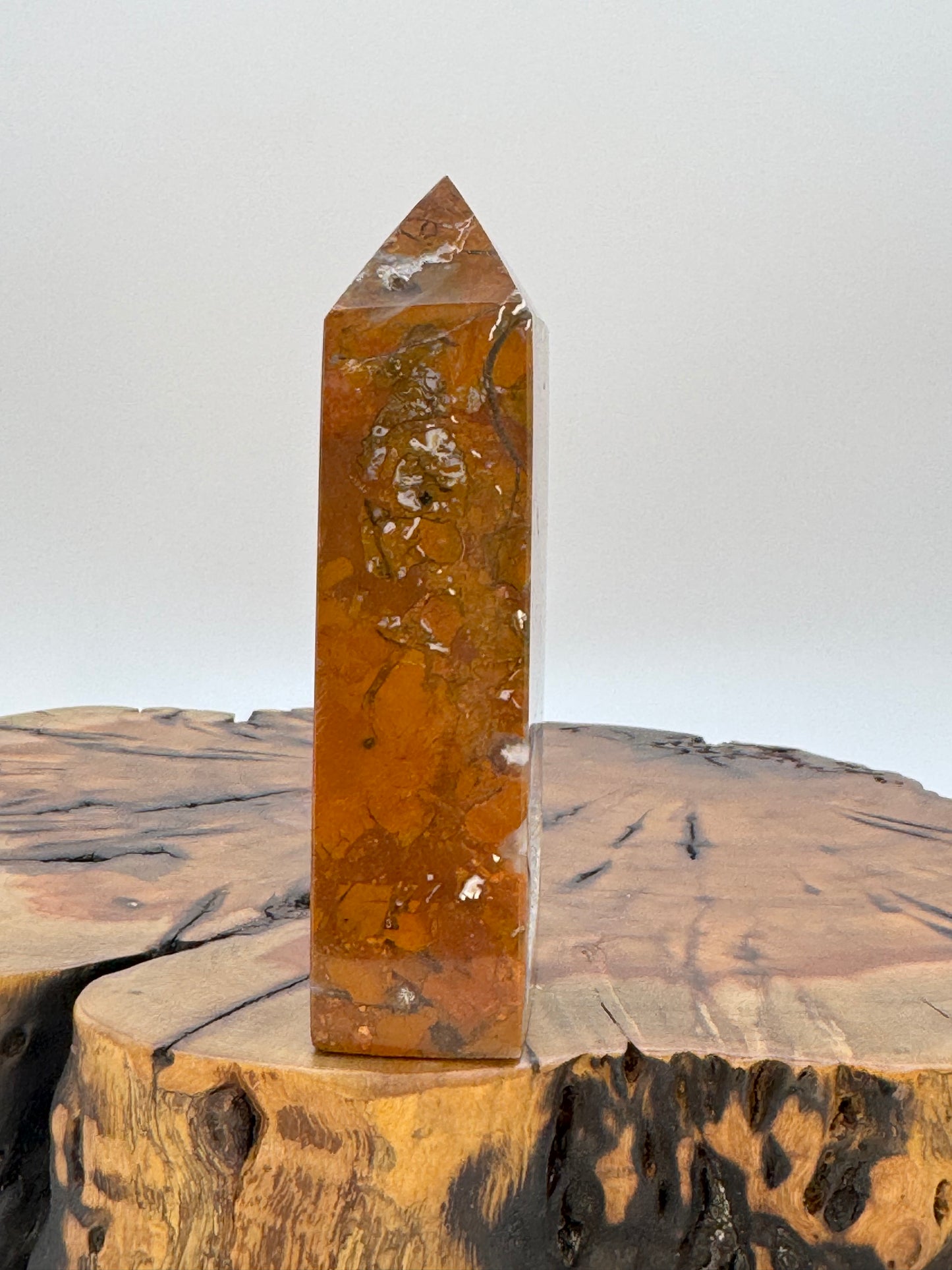 Mosaic Jasper Druzy Tower