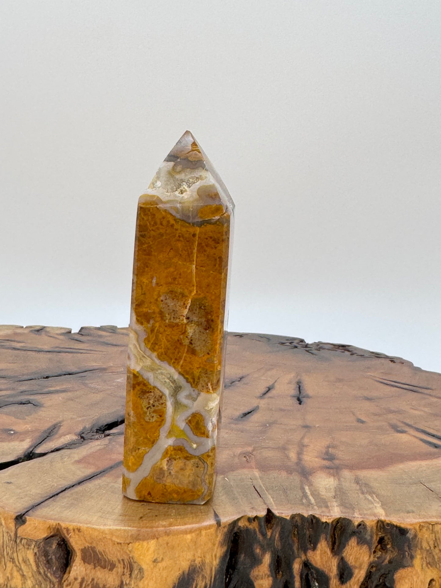 Mosaic Jasper Druzy Tower