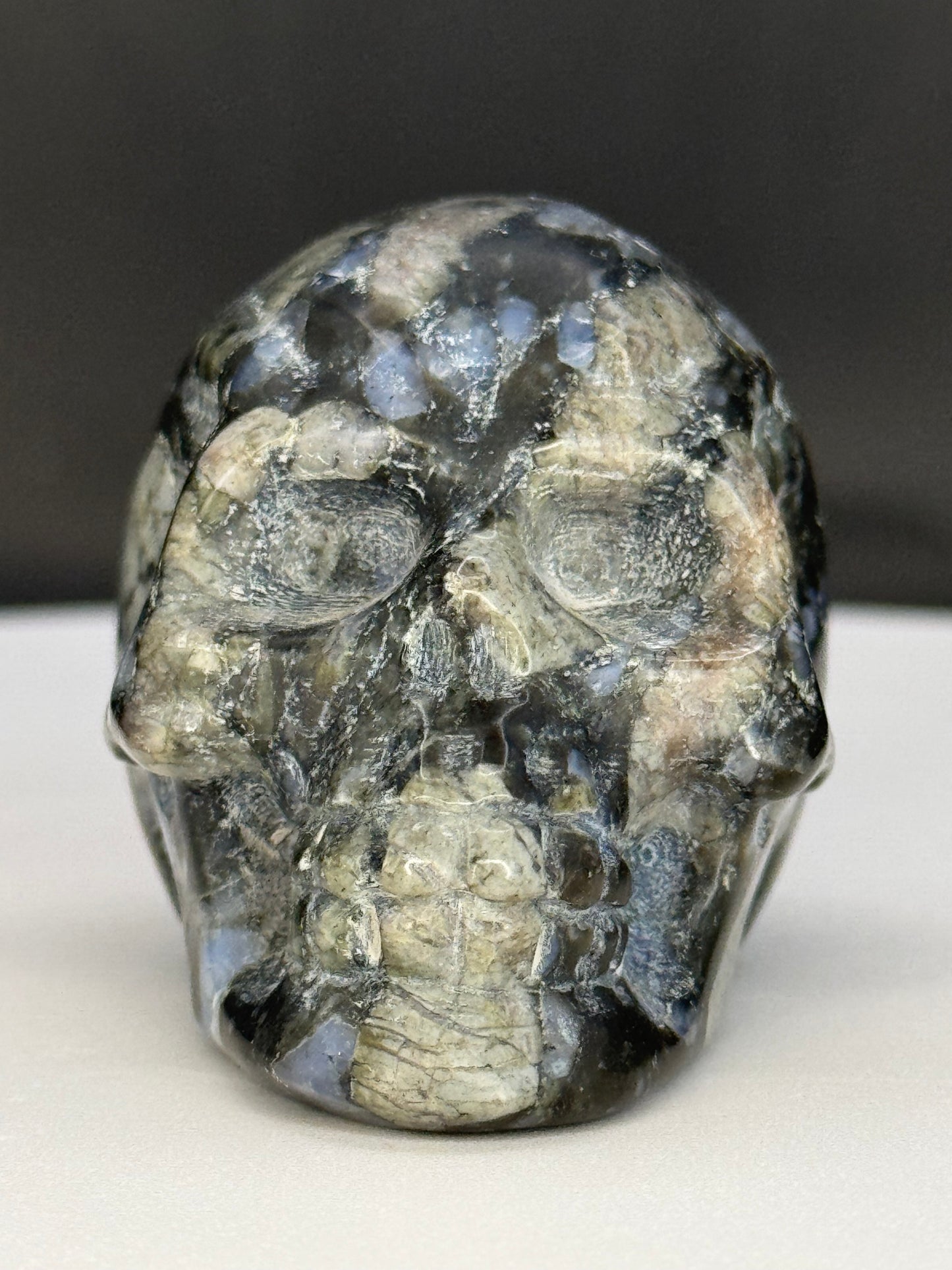 Hand Carved Rhyolite Skull