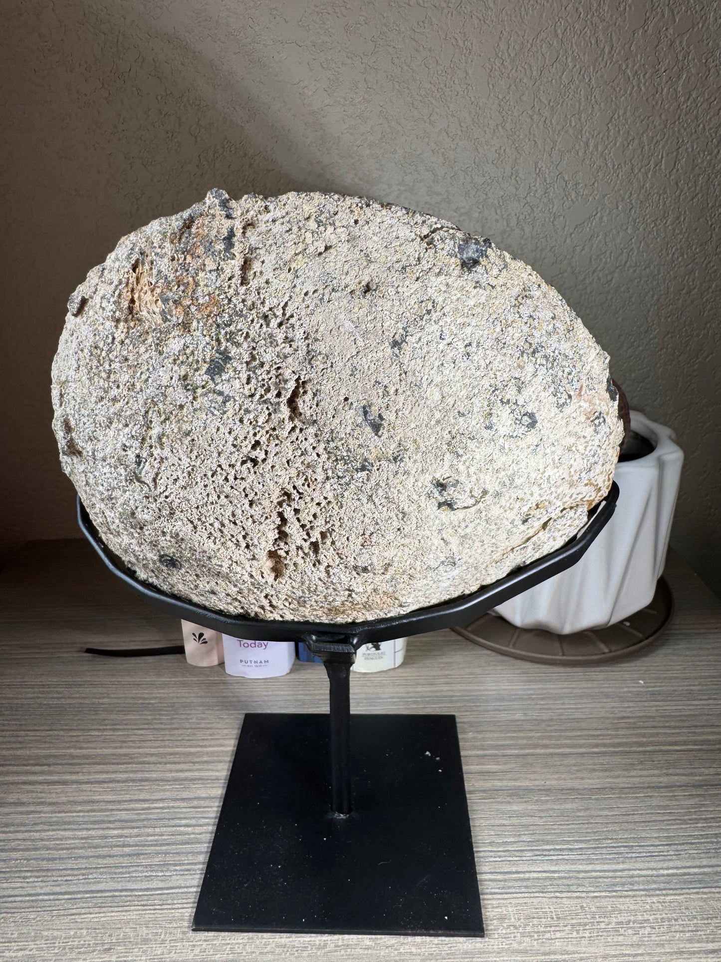 Brazilian Druzy Agate on Custom Stand