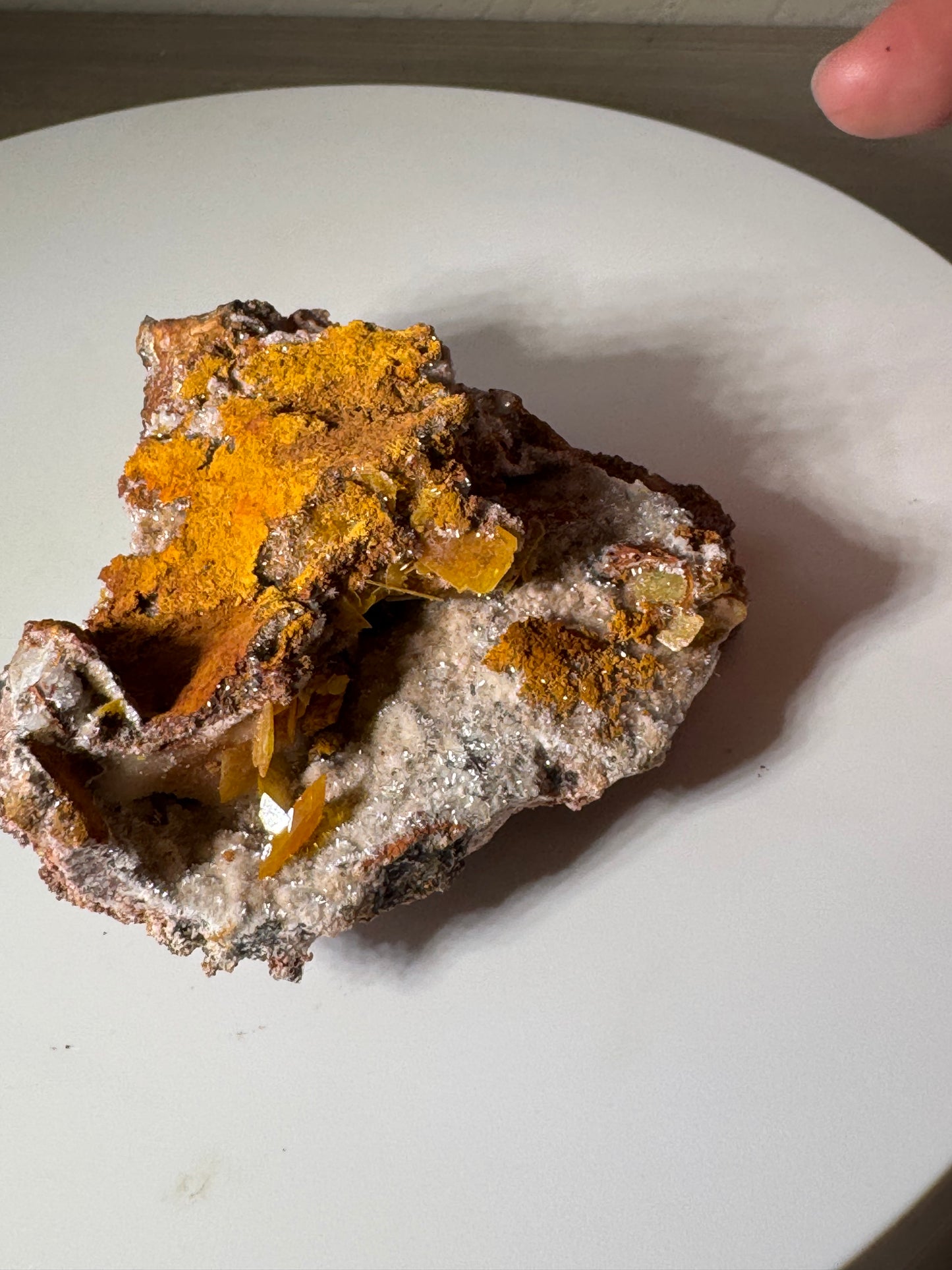 Wulfenite from Los Lamentos Mine in Chihuahua Mexico 114 Grams