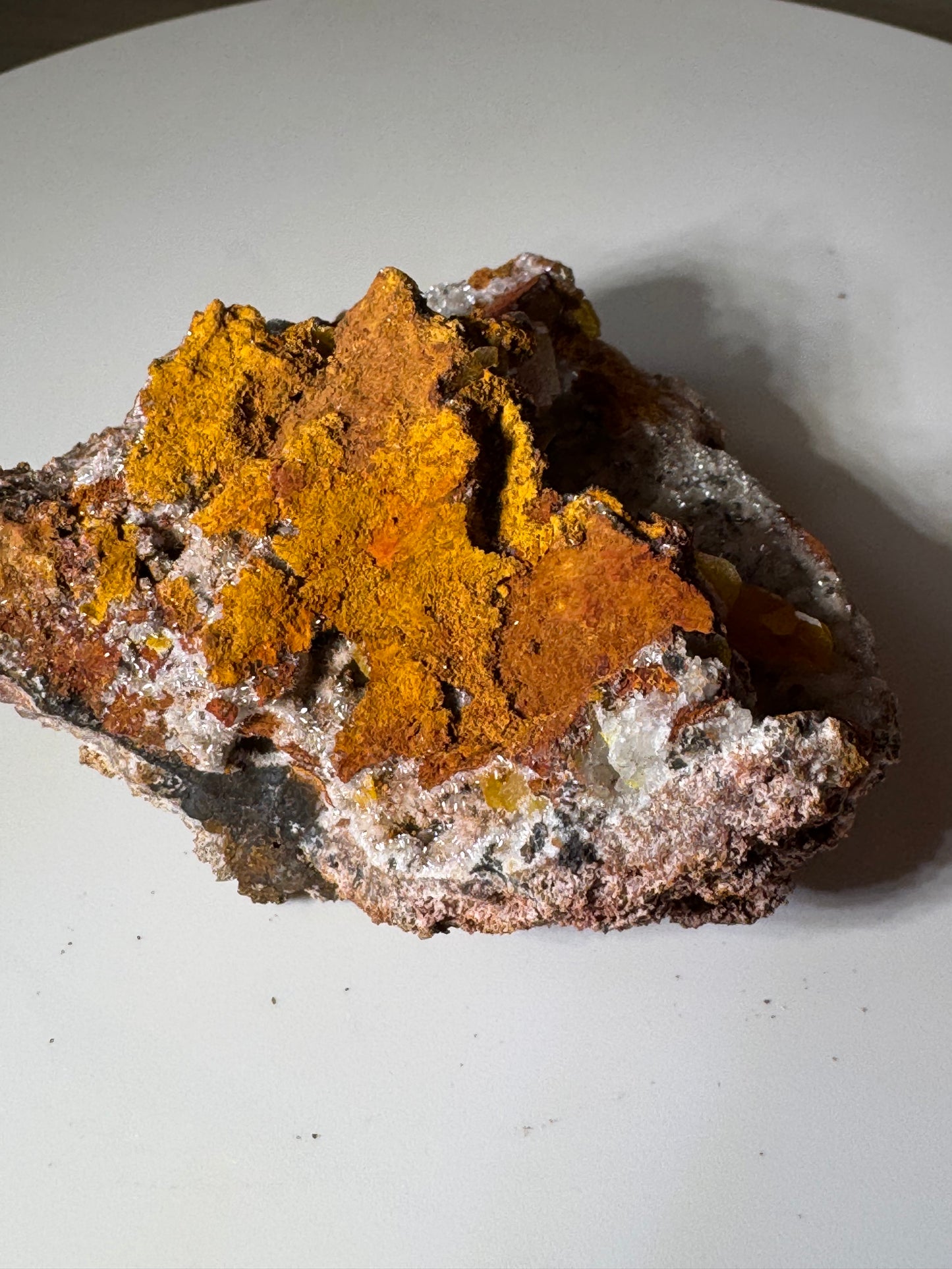 Wulfenite from Los Lamentos Mine in Chihuahua Mexico 114 Grams