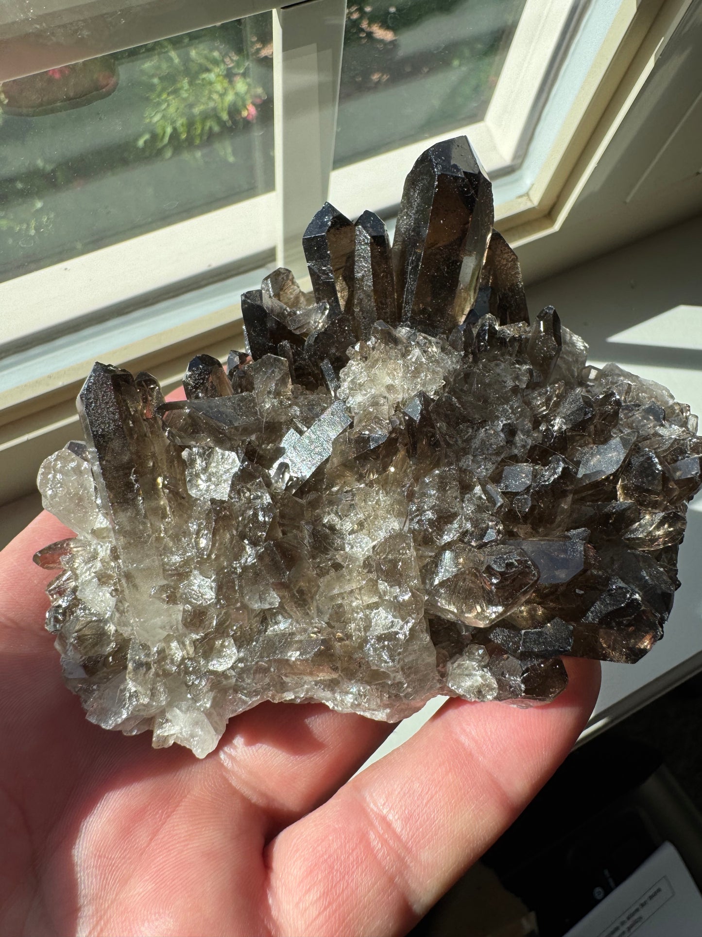 Smokey Quartz Cluster from Brazil