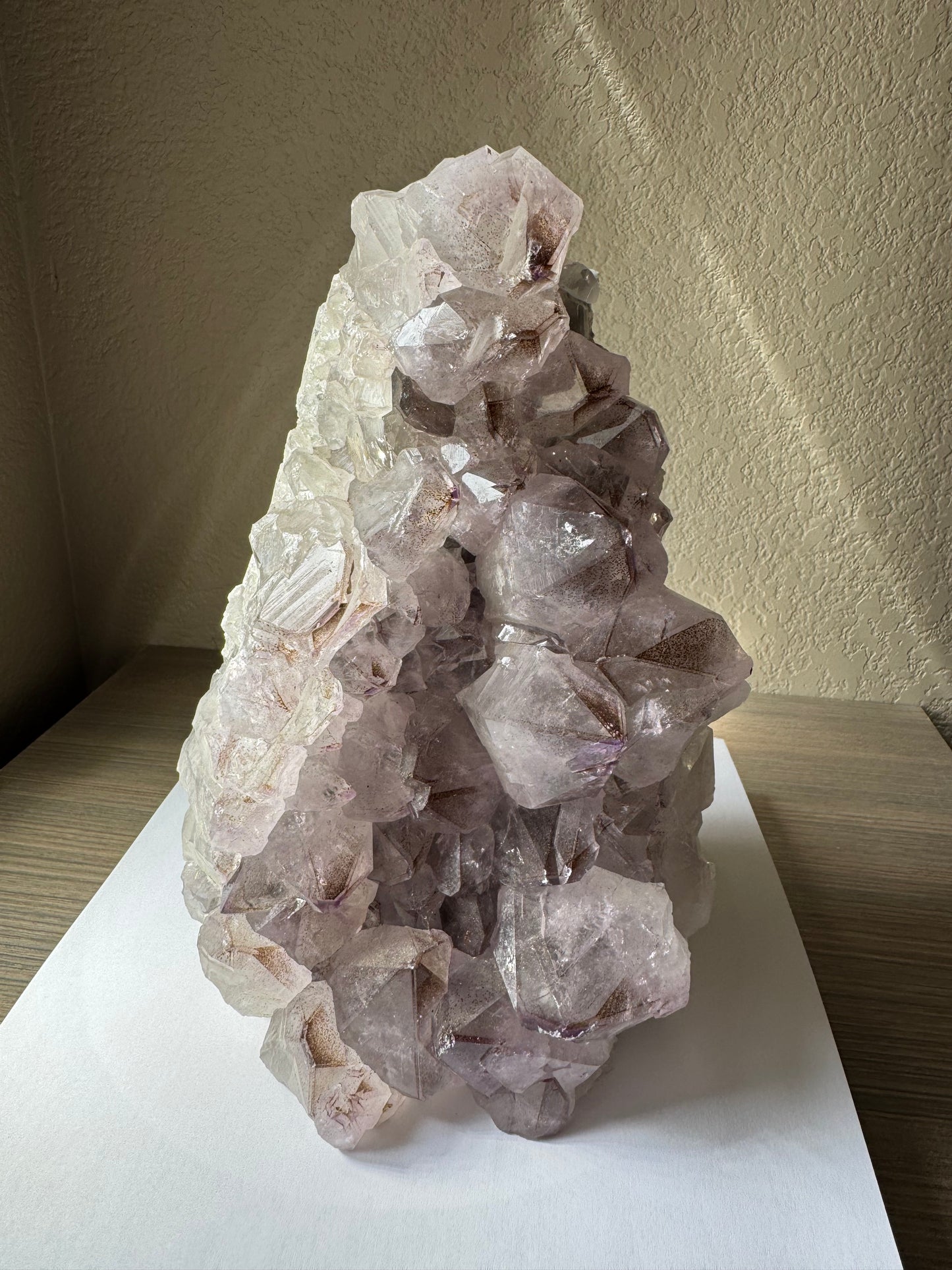 Amethyst Cluster with Phantoms from Brazil 8.8 lbs