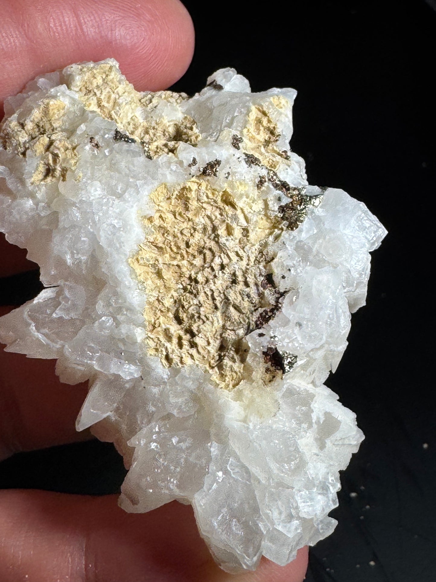 Mangano Calcite from La Huasca Mine, Michoacan Mexico. 63 Grams