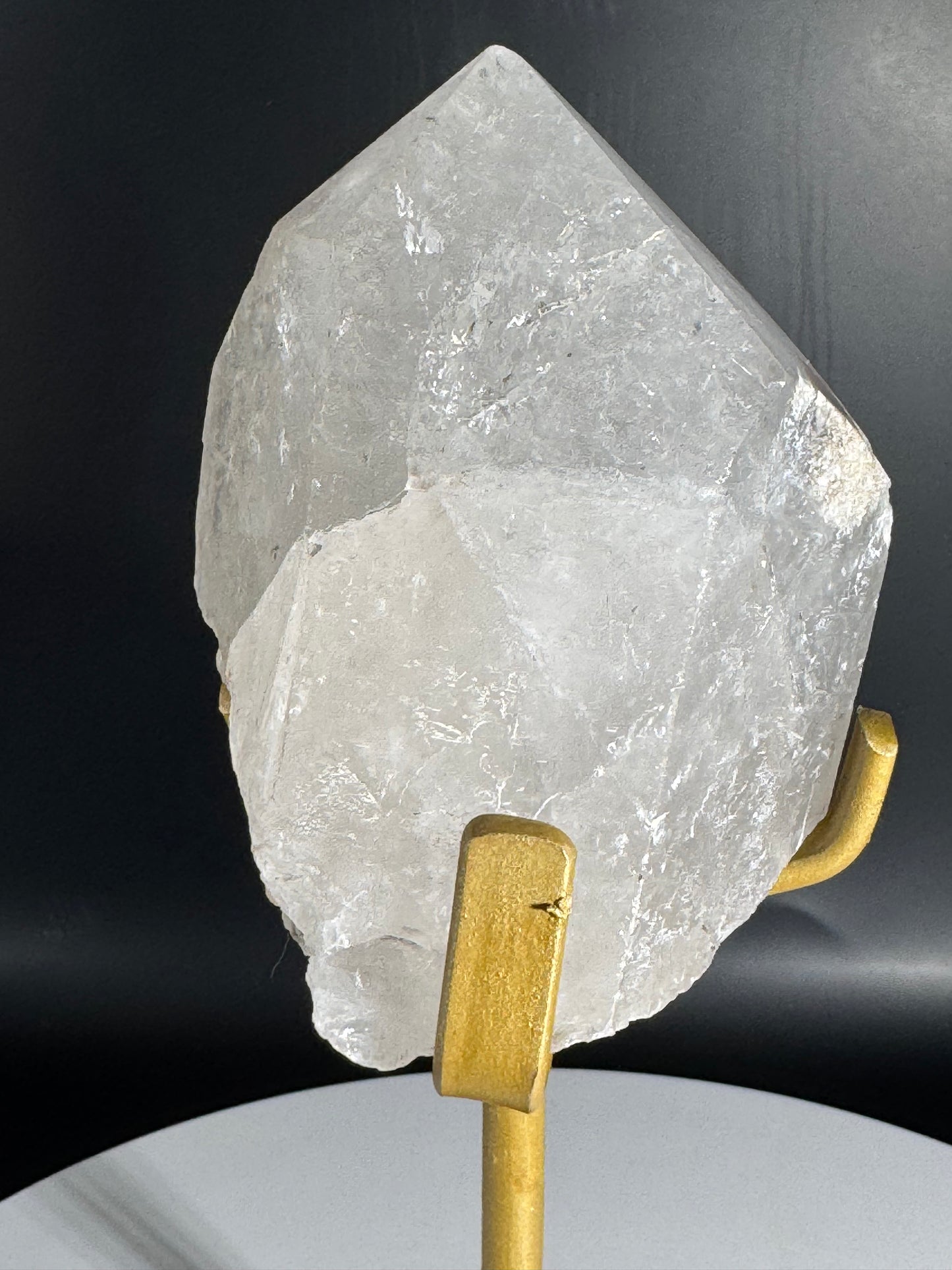 Brazilian Quartz on Custom Stand