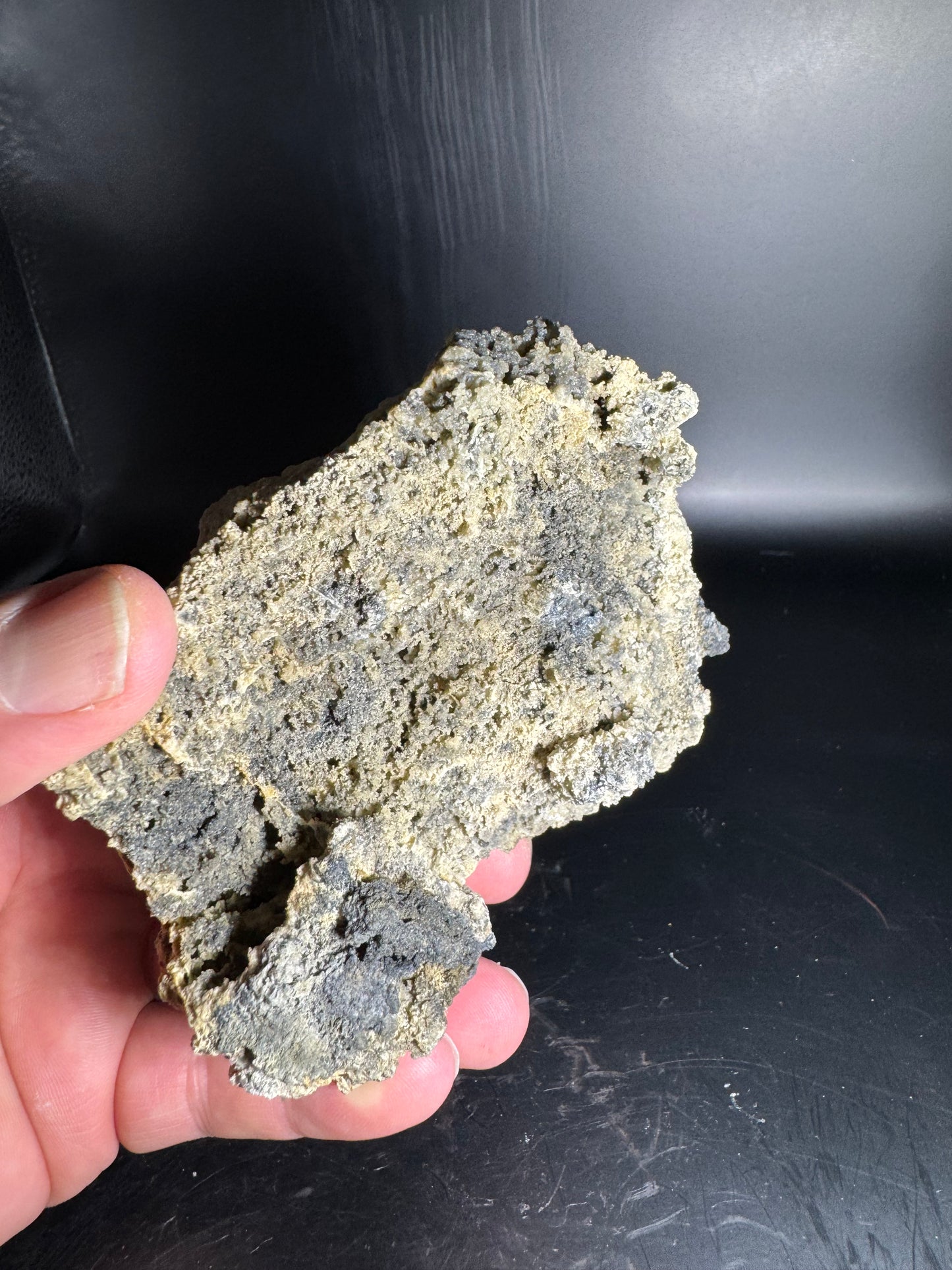 Smithsonite over Dog Tooth Calcite, La Ojuela mine, Mapimi, Durango Mexico 435 grams