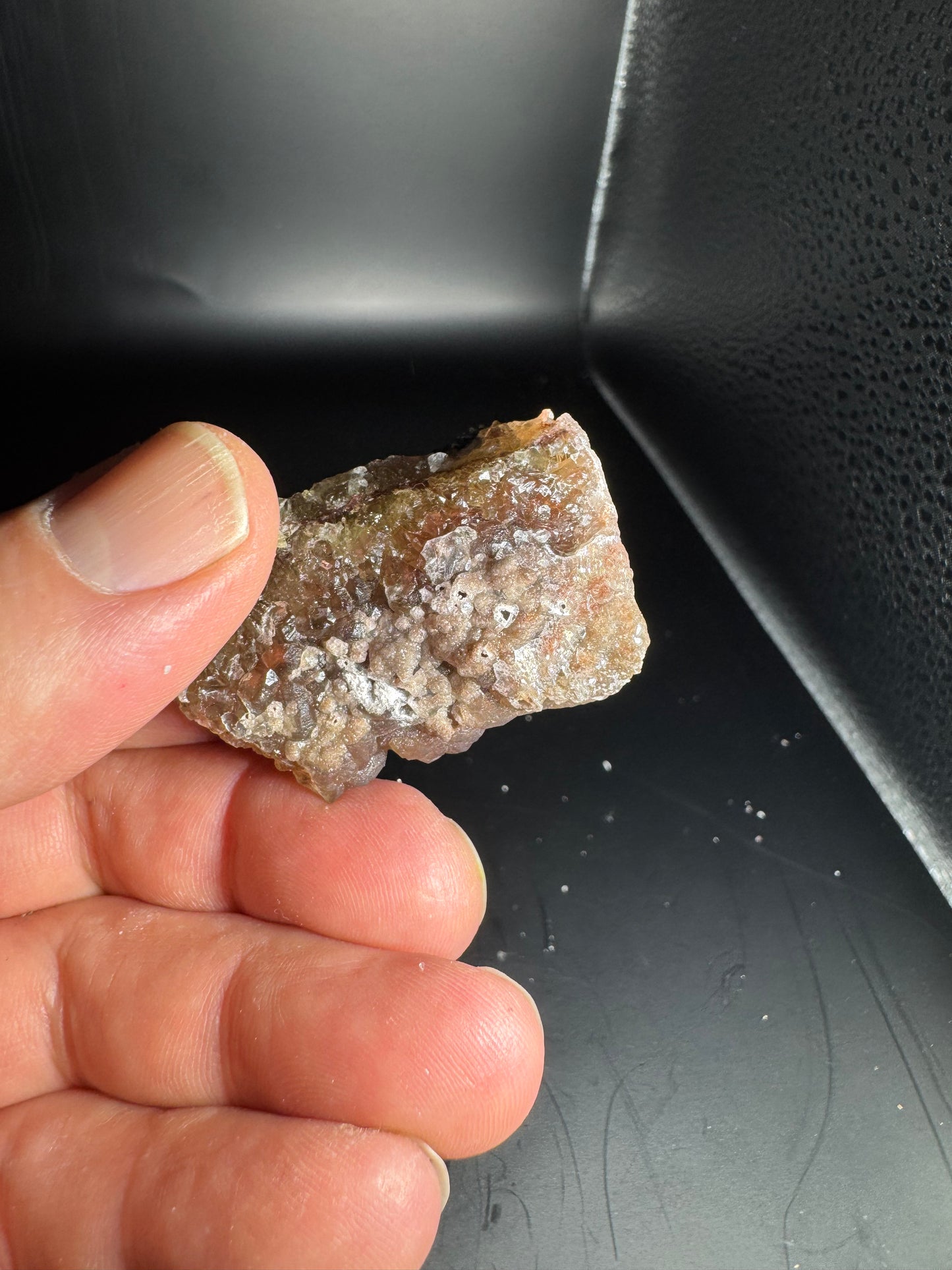Botryoidal Red Fluorite San Antonio Mine, Santa Eulalia, Mex 73 Grams