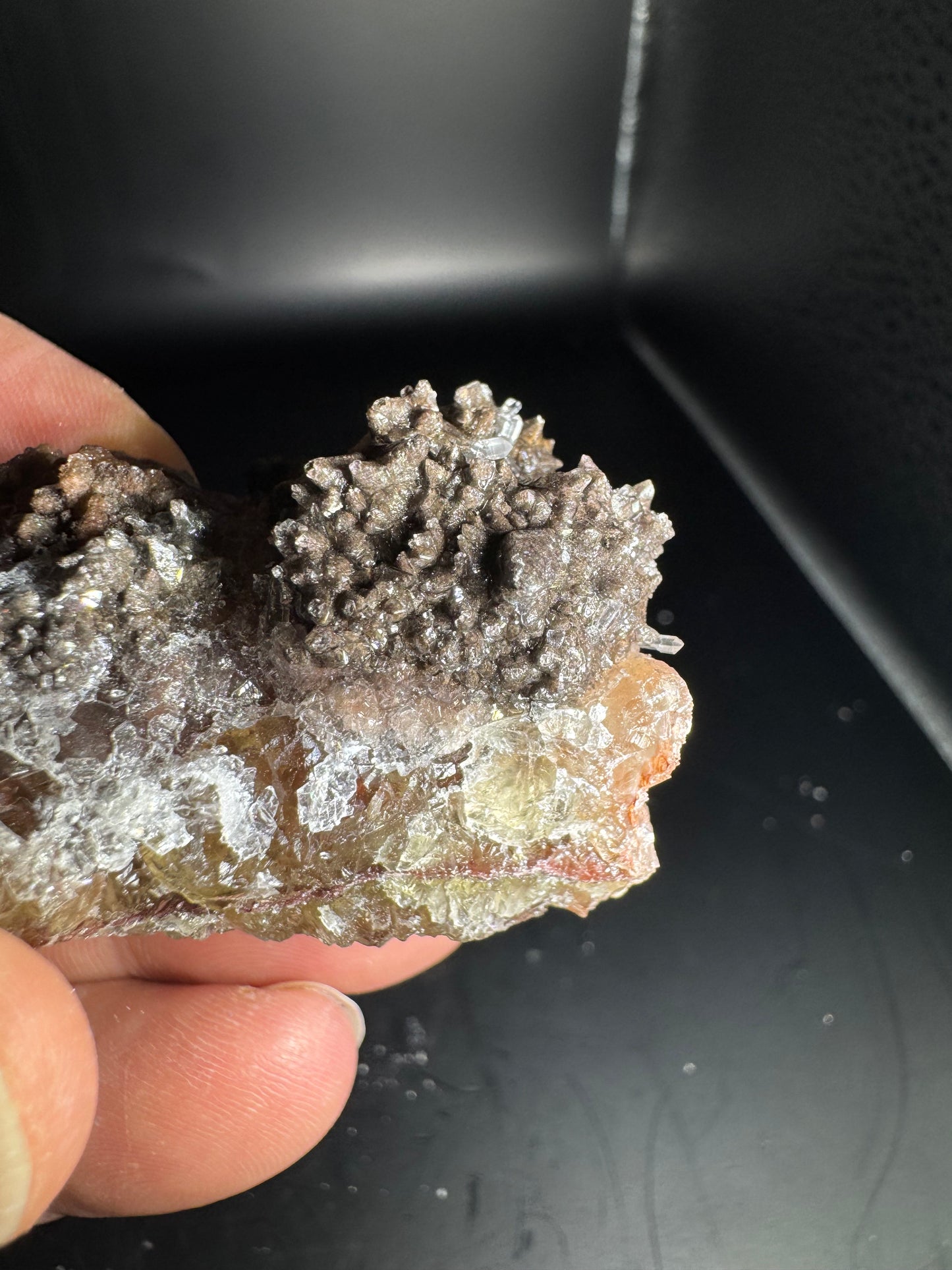 Botryoidal Red Fluorite San Antonio Mine, Santa Eulalia, Mex 73 Grams