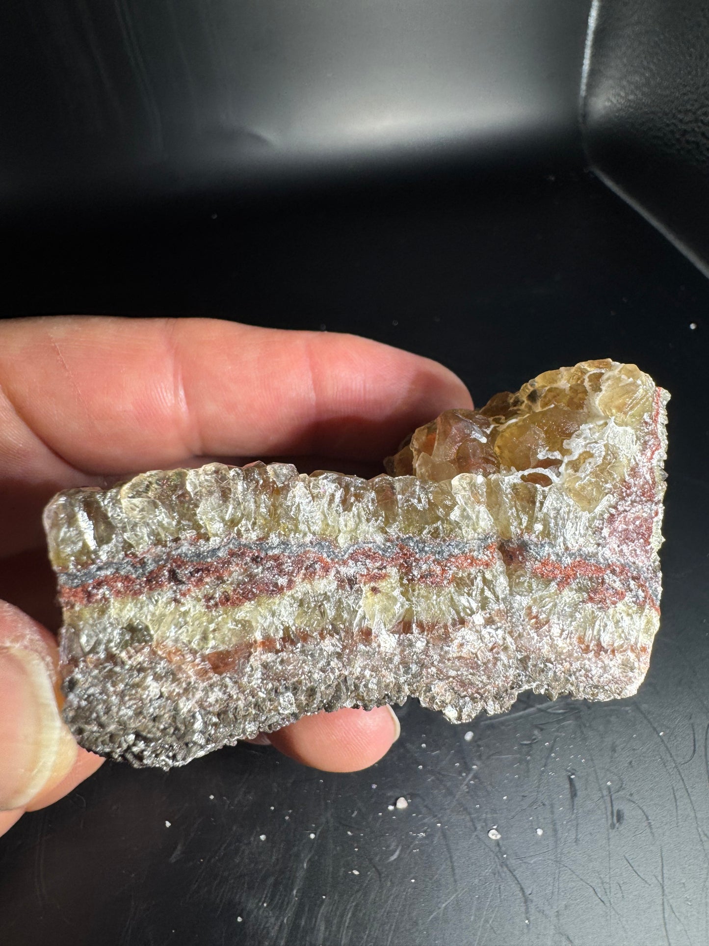 Botryoidal Red Fluorite San Antonio Mine, Santa Eulalia, Mex 205 Grams