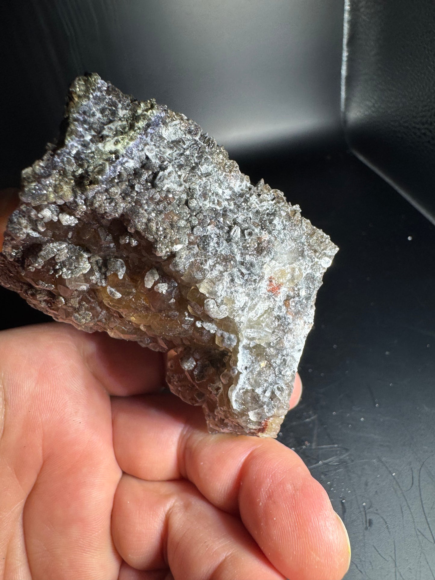 Botryoidal Red Fluorite San Antonio Mine, Santa Eulalia, Mex 205 Grams