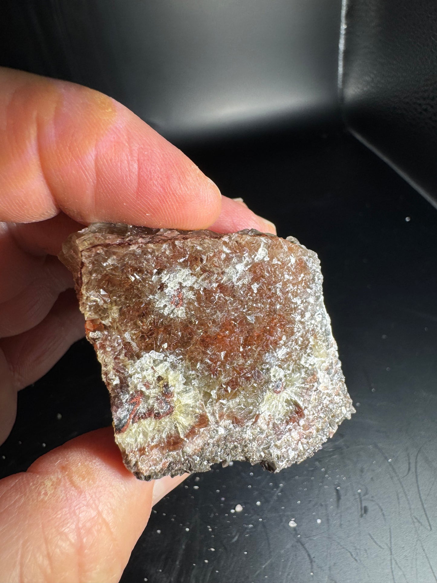 Botryoidal Red Fluorite San Antonio Mine, Santa Eulalia, Mex 205 Grams