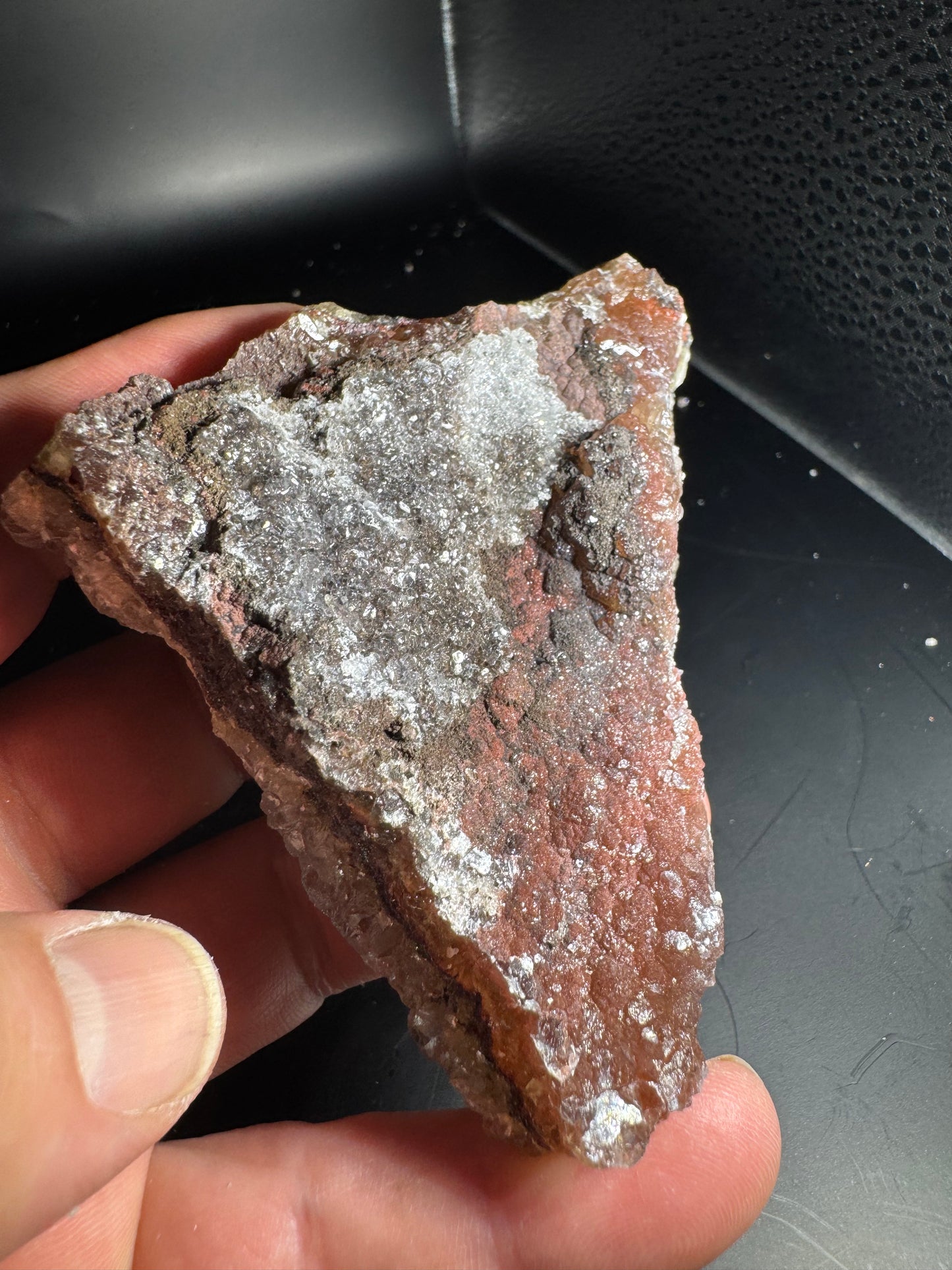 Botryoidal Red Fluorite San Antonio Mine, Santa Eulalia, Mex 202 Grams