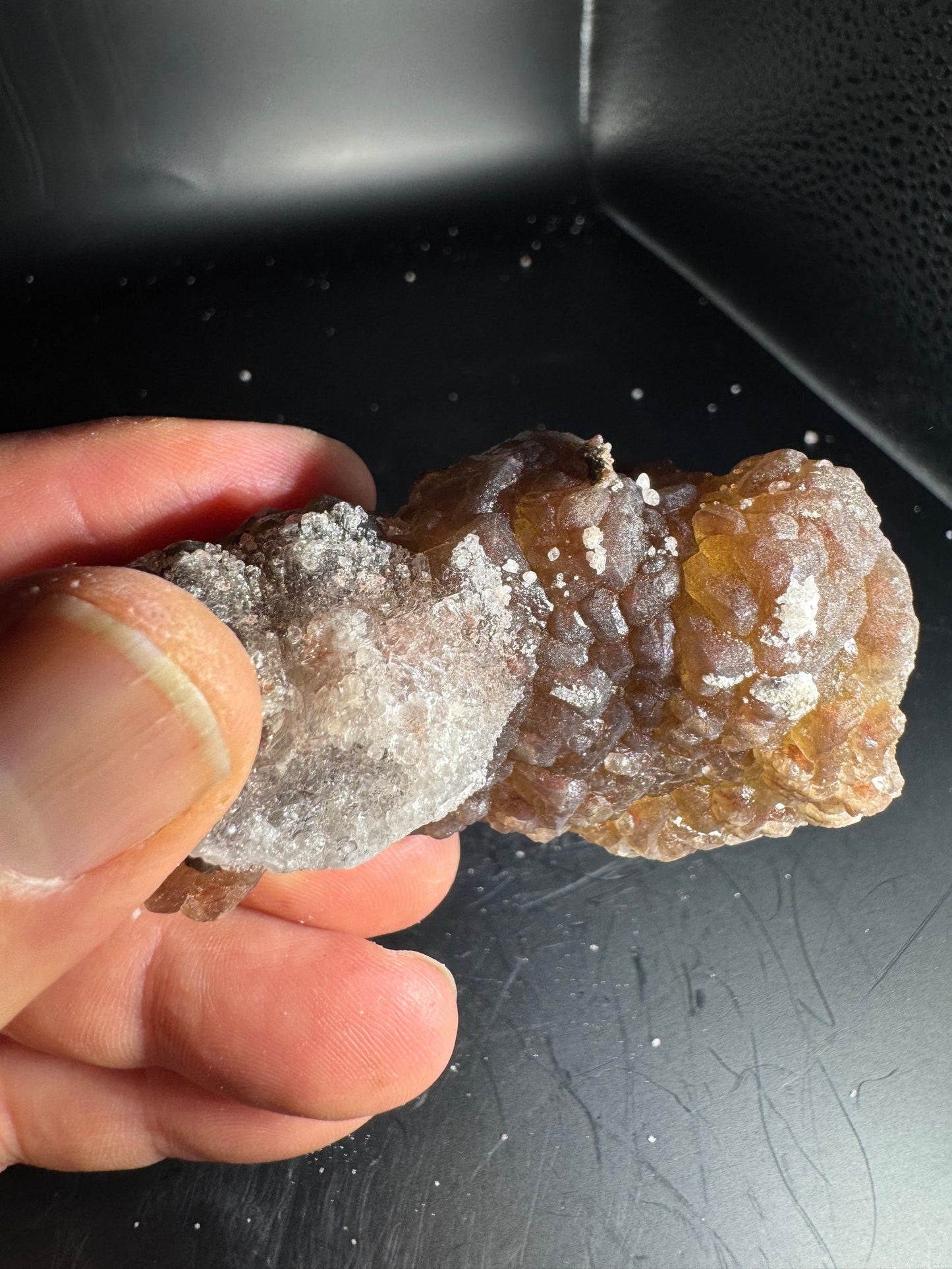 Botryoidal Red Fluorite San Antonio Mine, Santa Eulalia, Mex 139 Grams
