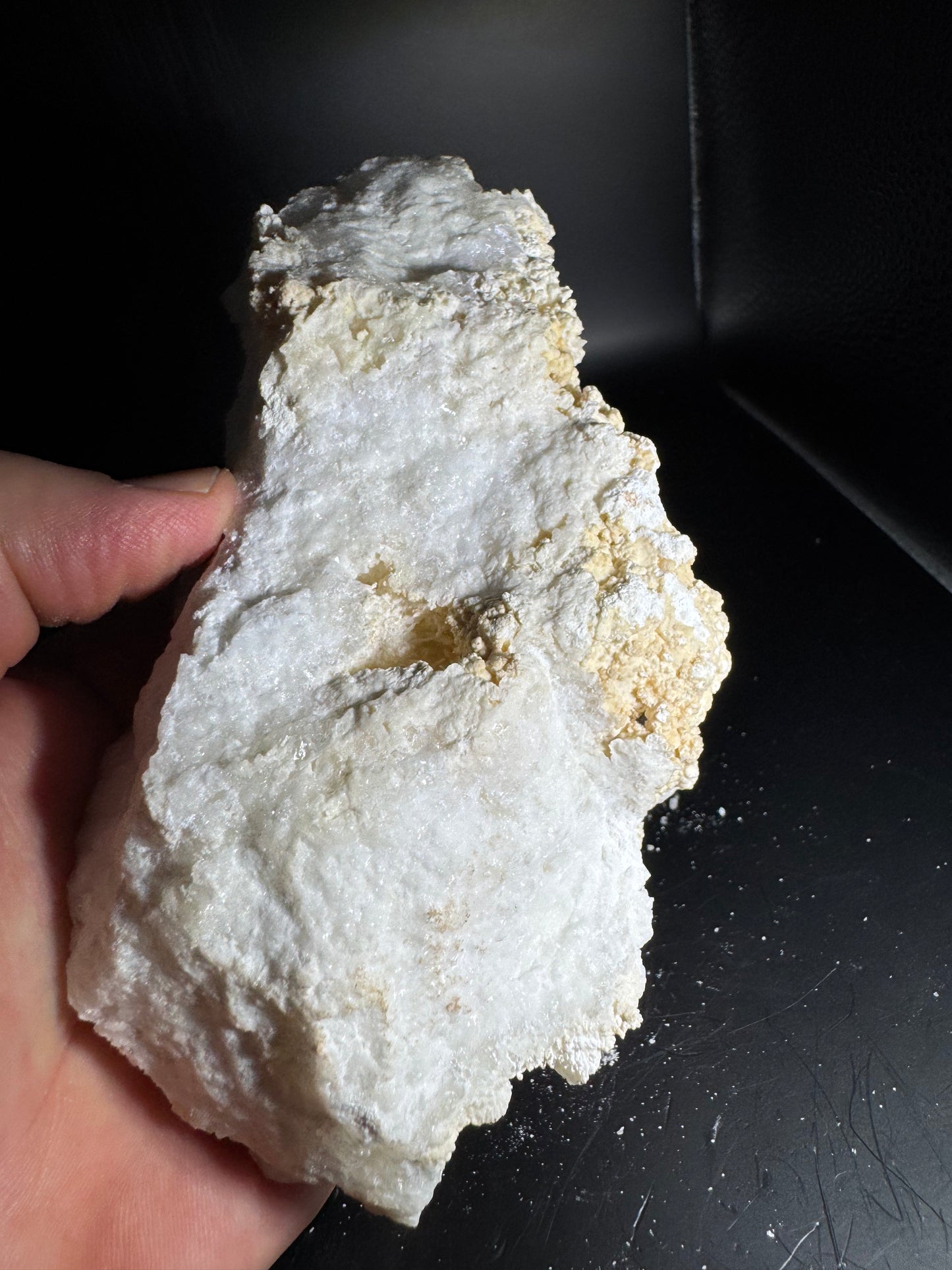 UV Reactive Cinnabar Druzy Quartz El Potosi Mine, Santa Eulalia, Chihuahua, Mex. 625 grams