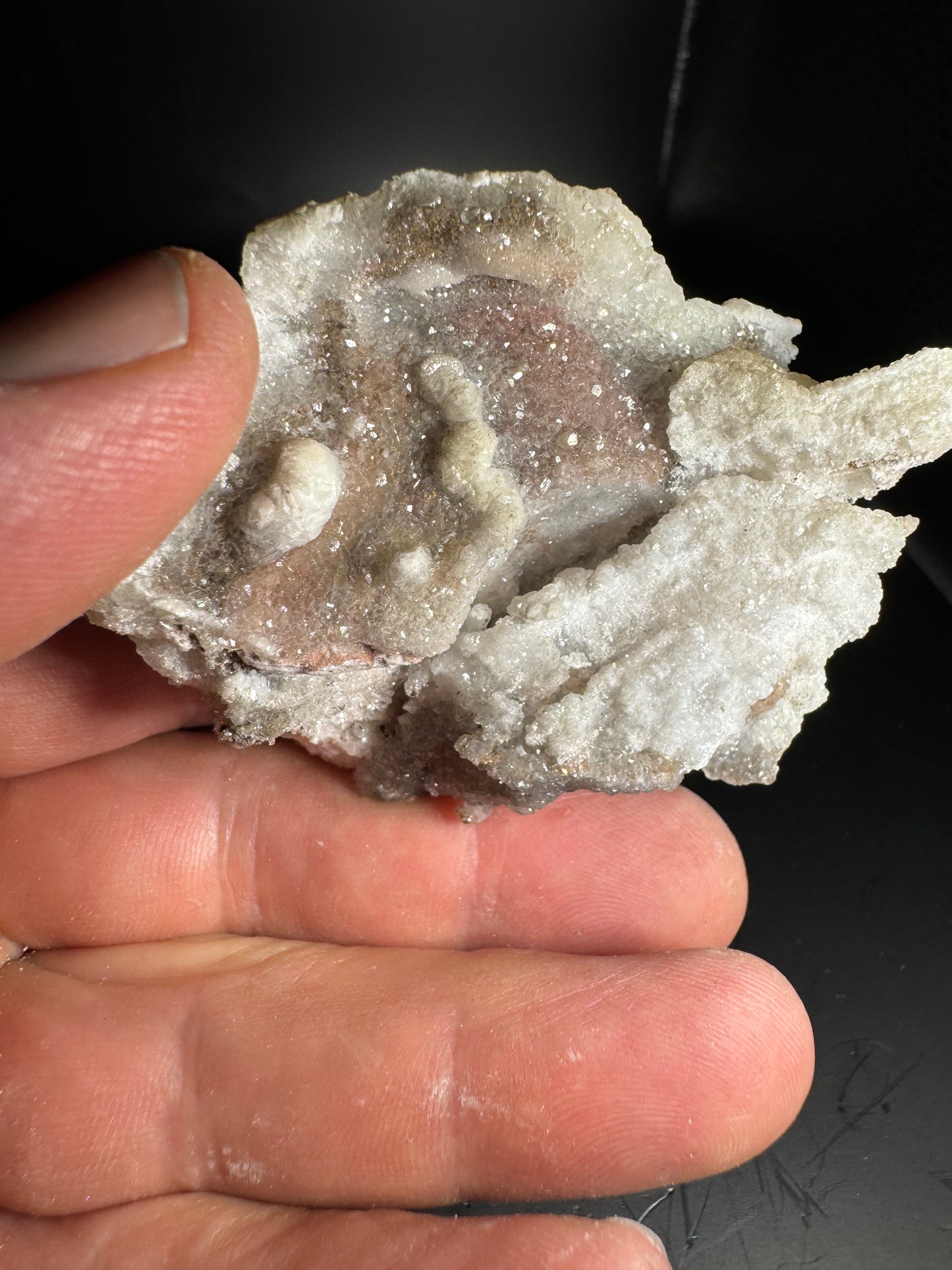 UV Reactive Multi Colored Grateful Dead Calcite from La Ojuela mine, Mapimi, Durango, Mexico