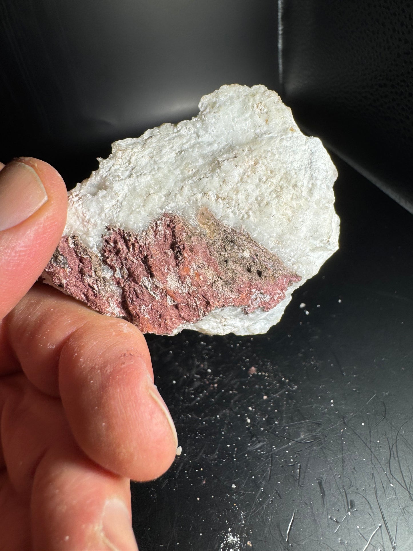 UV Reactive Multi Colored Grateful Dead Calcite from La Ojuela mine, Mapimi, Durango, Mexico