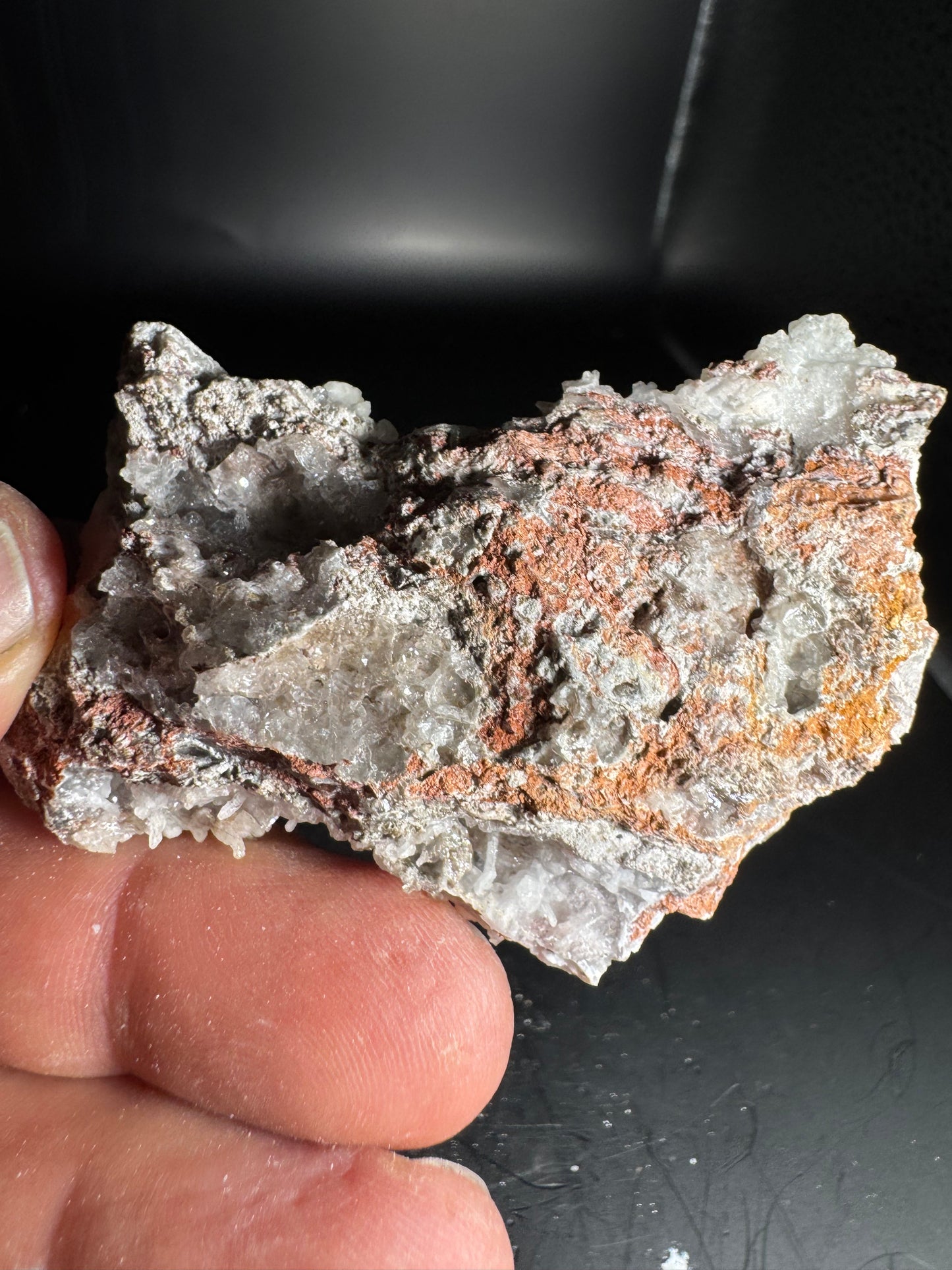 UV Reactive Multi Colored Grateful Dead Calcite from La Ojuela mine, Mapimi, Durango, Mexico
