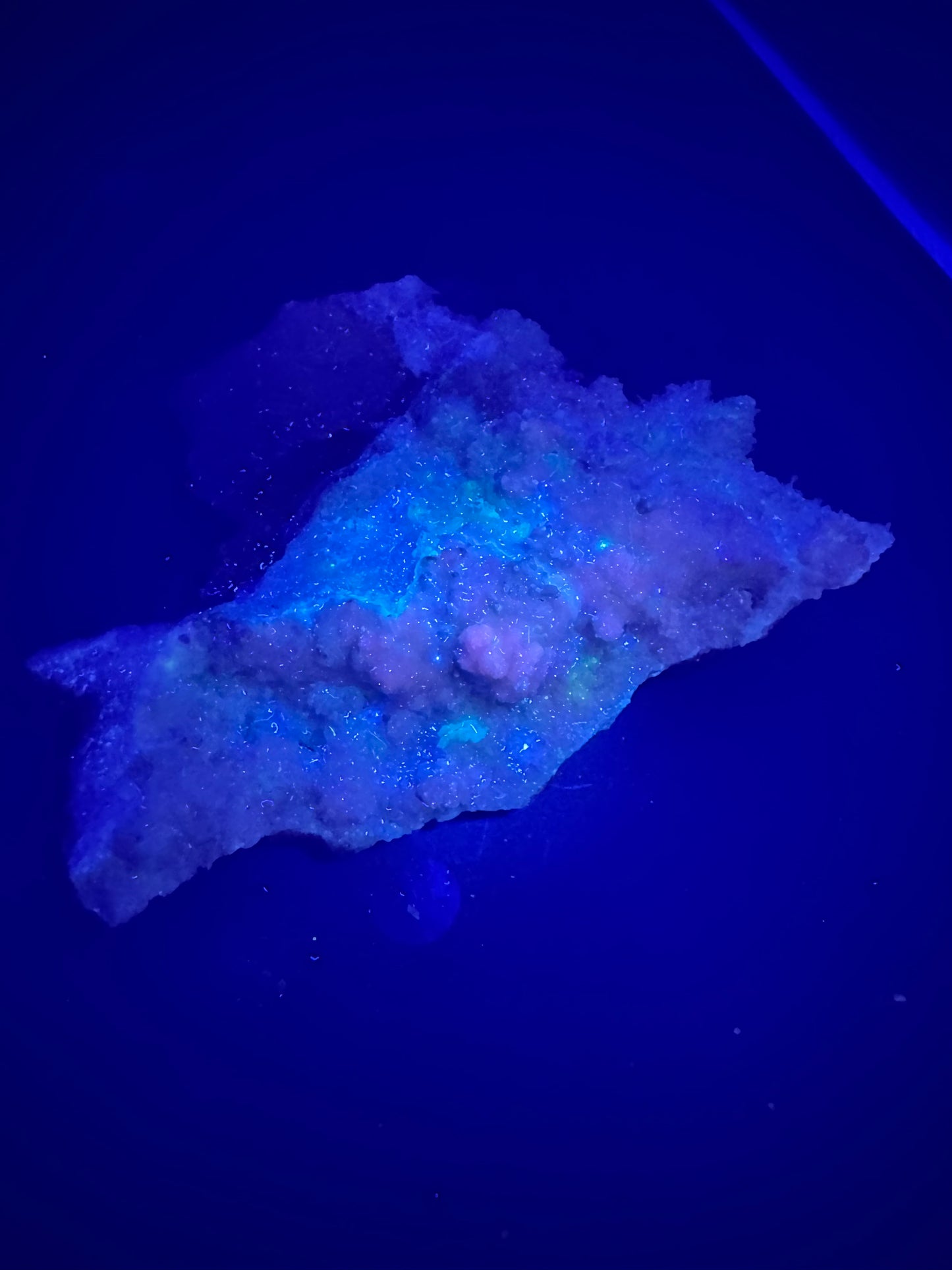 UV Reactive Multi Colored Grateful Dead Calcite from La Ojuela mine, Mapimi, Durango, Mexico
