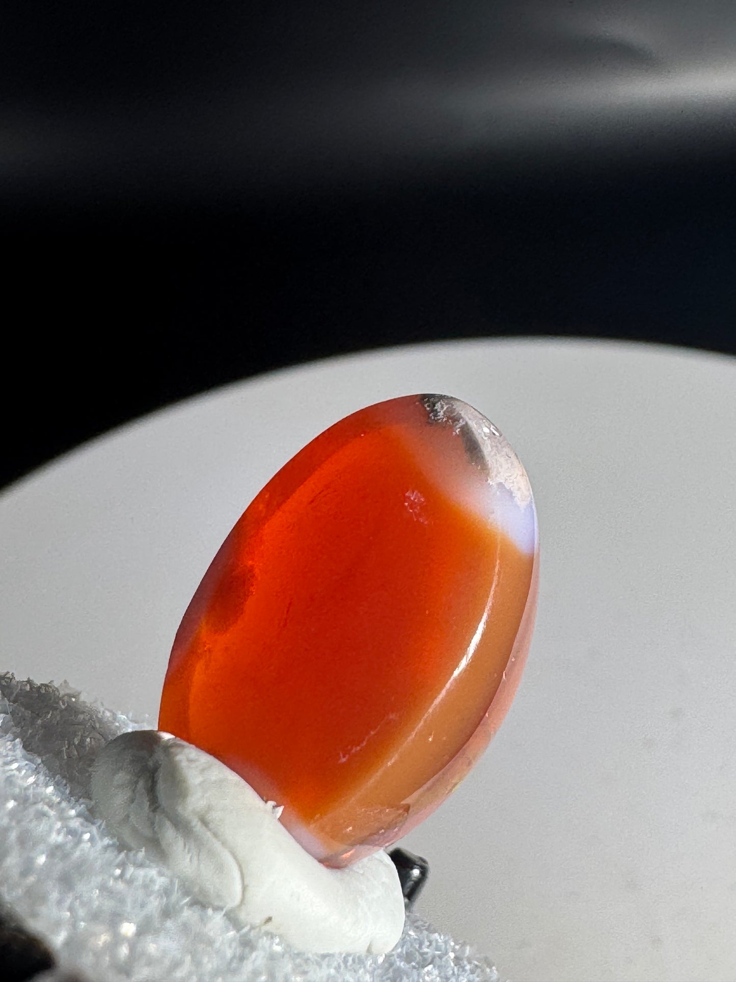 Mexican Cantera Fire Opal Cabochon