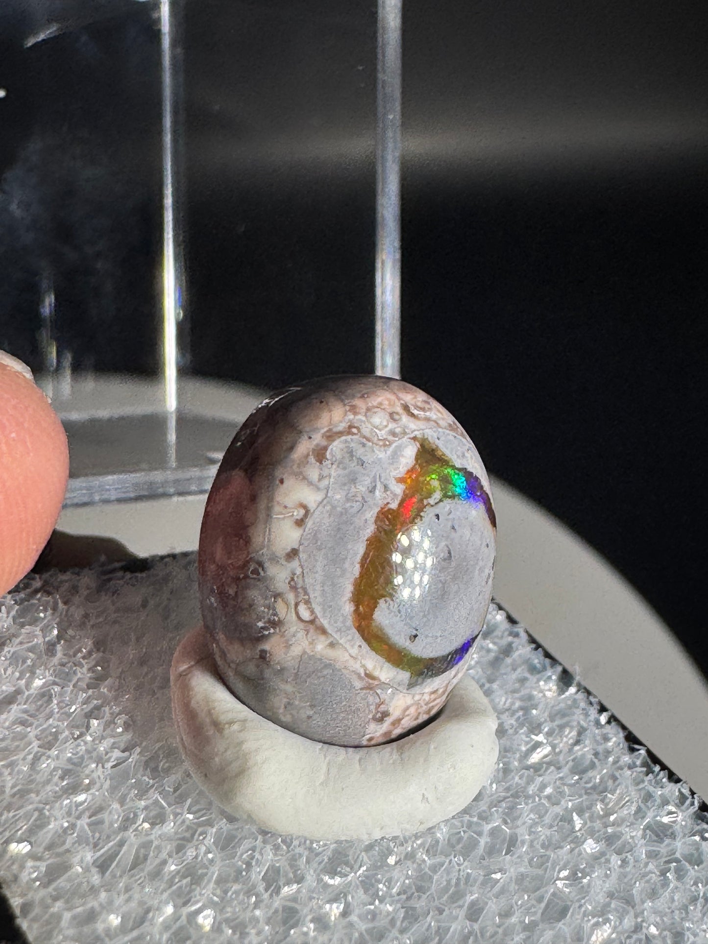 Mexican Cantera Fire Opal Cabochon