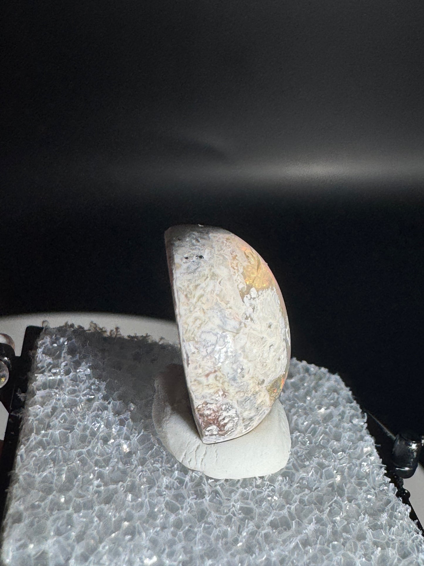 Mexican Cantera Fire Opal Cabochon