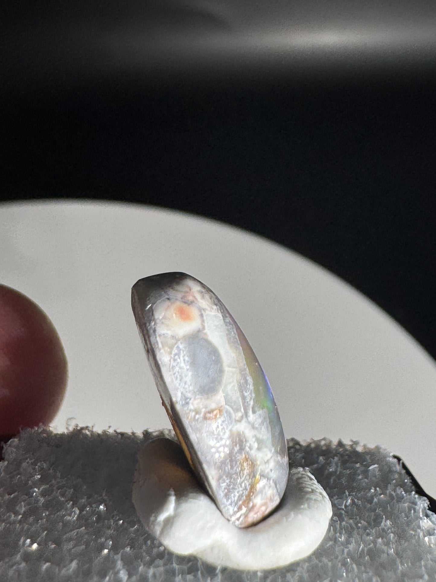 Mexican Cantera Fire Opal Cabochon