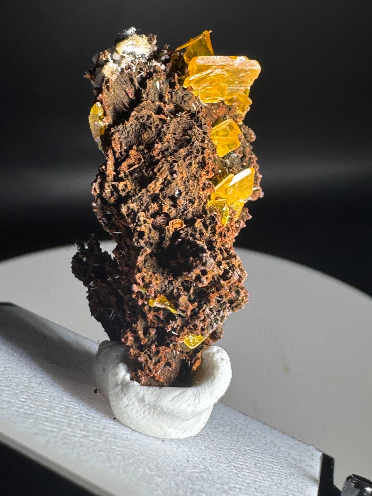 Wulfenite on Matrix from Mexico 7 Grams