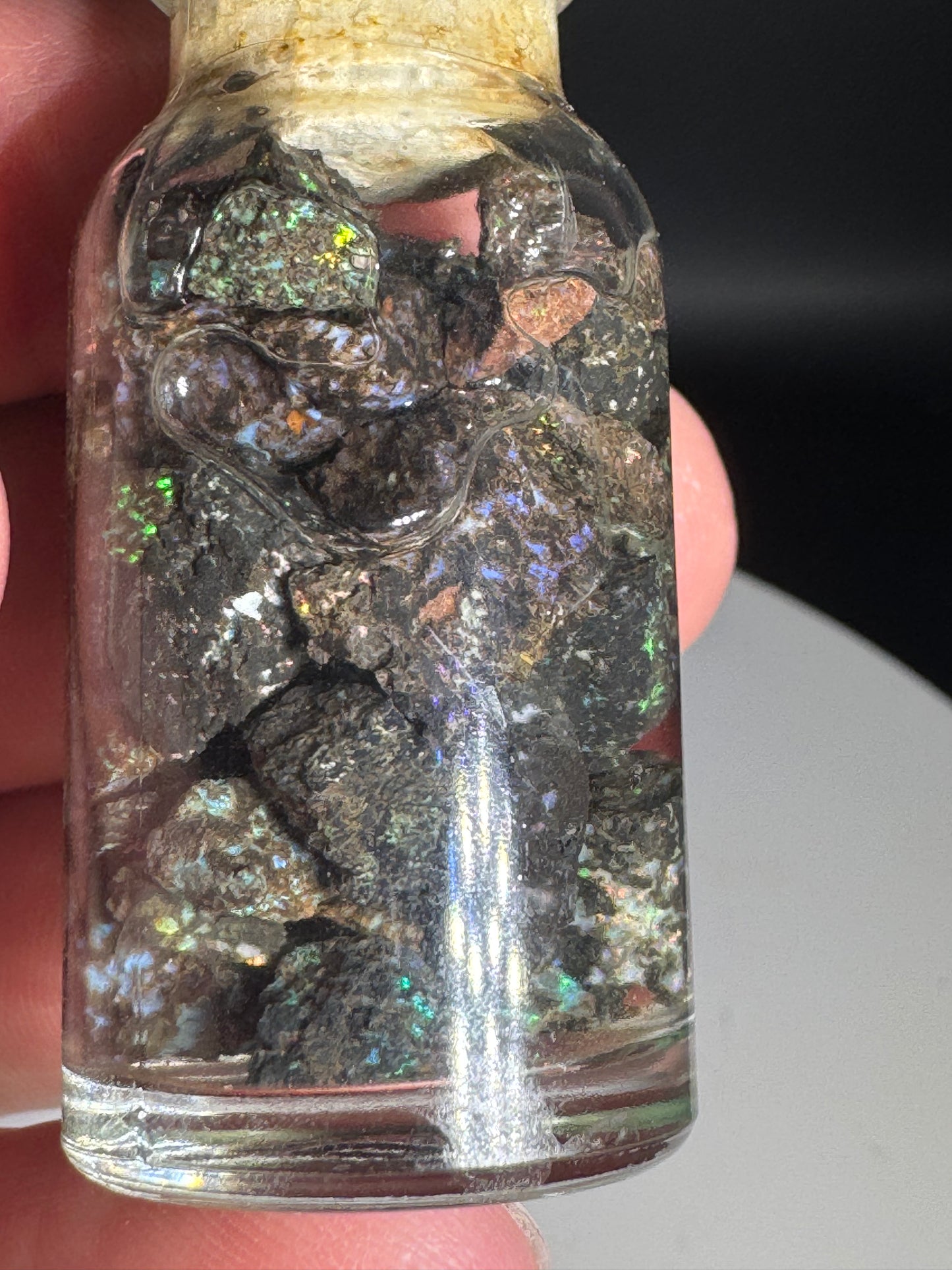 Leopard Opal Jar also known as Aztec Opal
