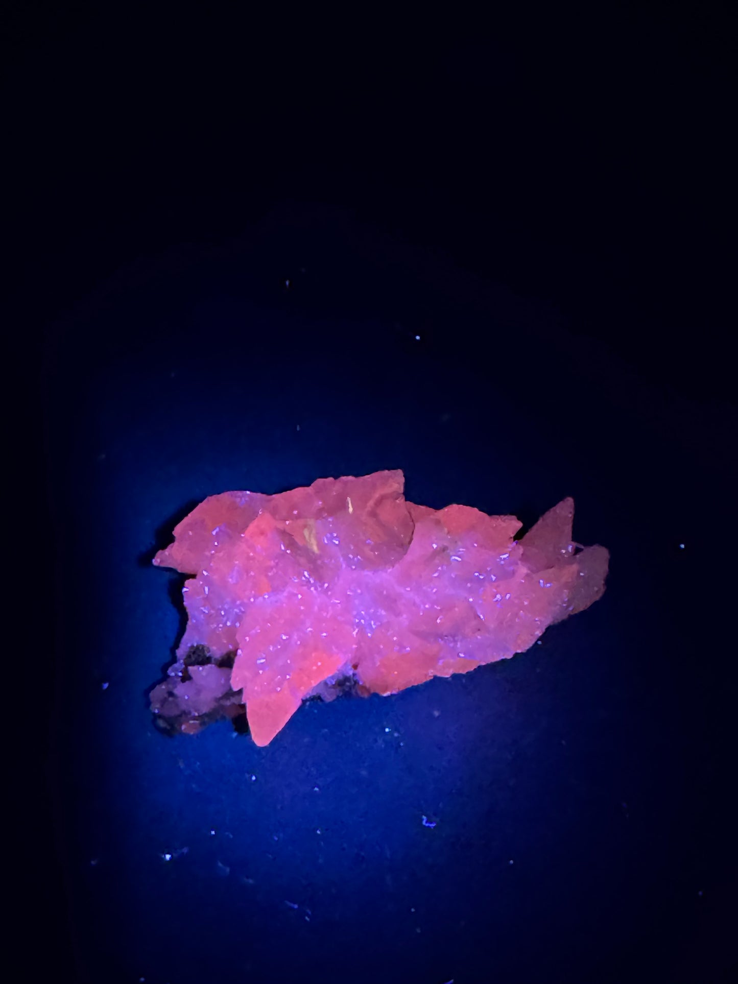 Iridescent Marcasite on Mangano Calcite Guerrero, Taxco Mex 21 Grams