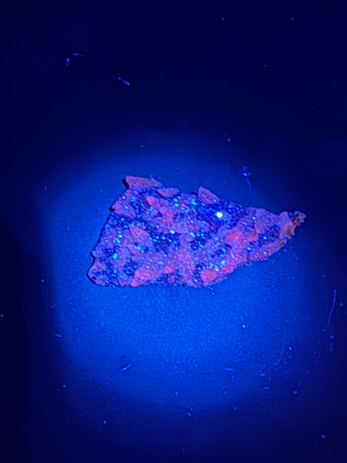 Iridescent Marcasite on Mangano Calcite Guerrero, Taxco Mex 11 Grams