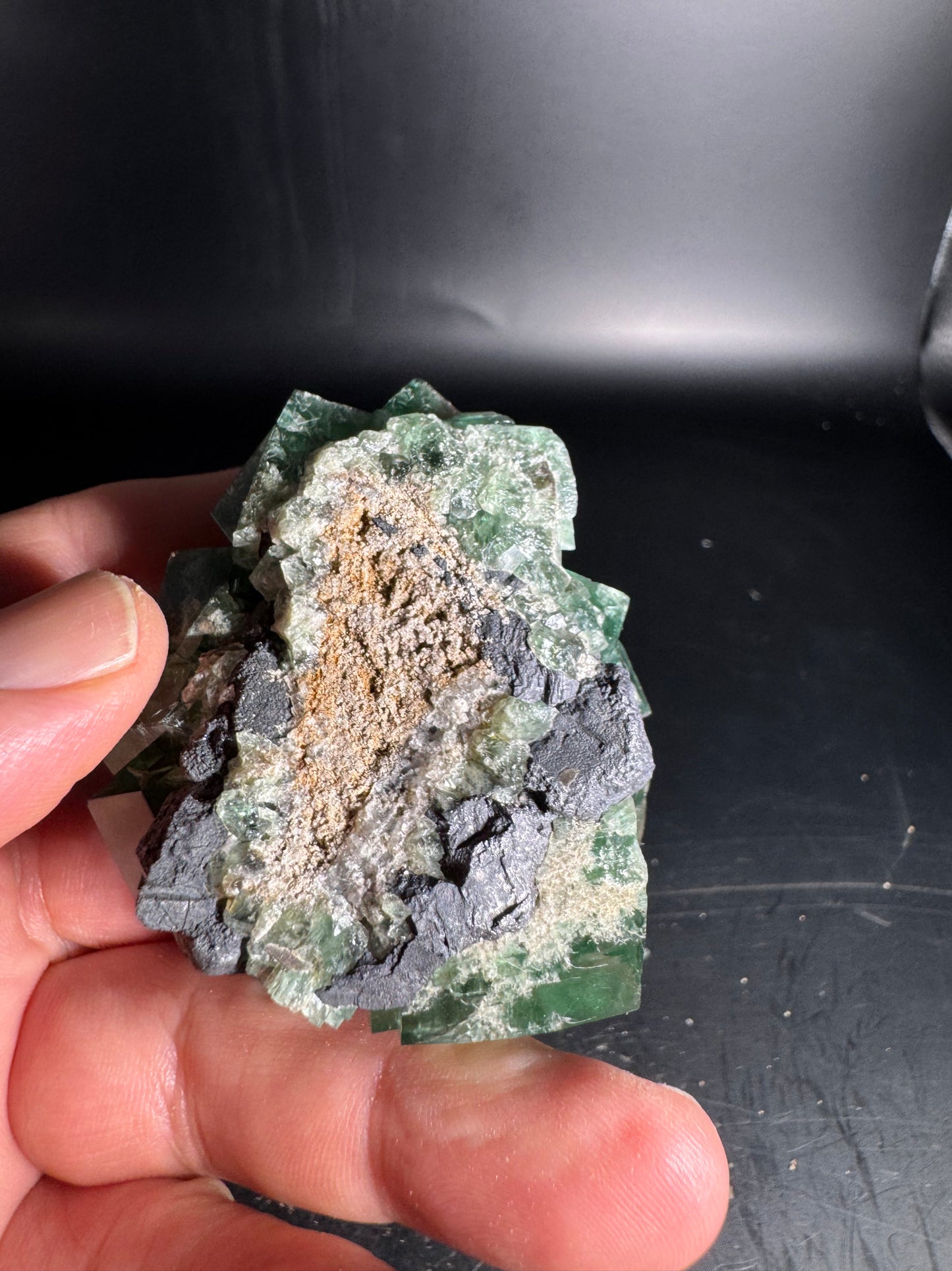 Diana Maria Fluorite Greedy Hog Pocket 201 Grams