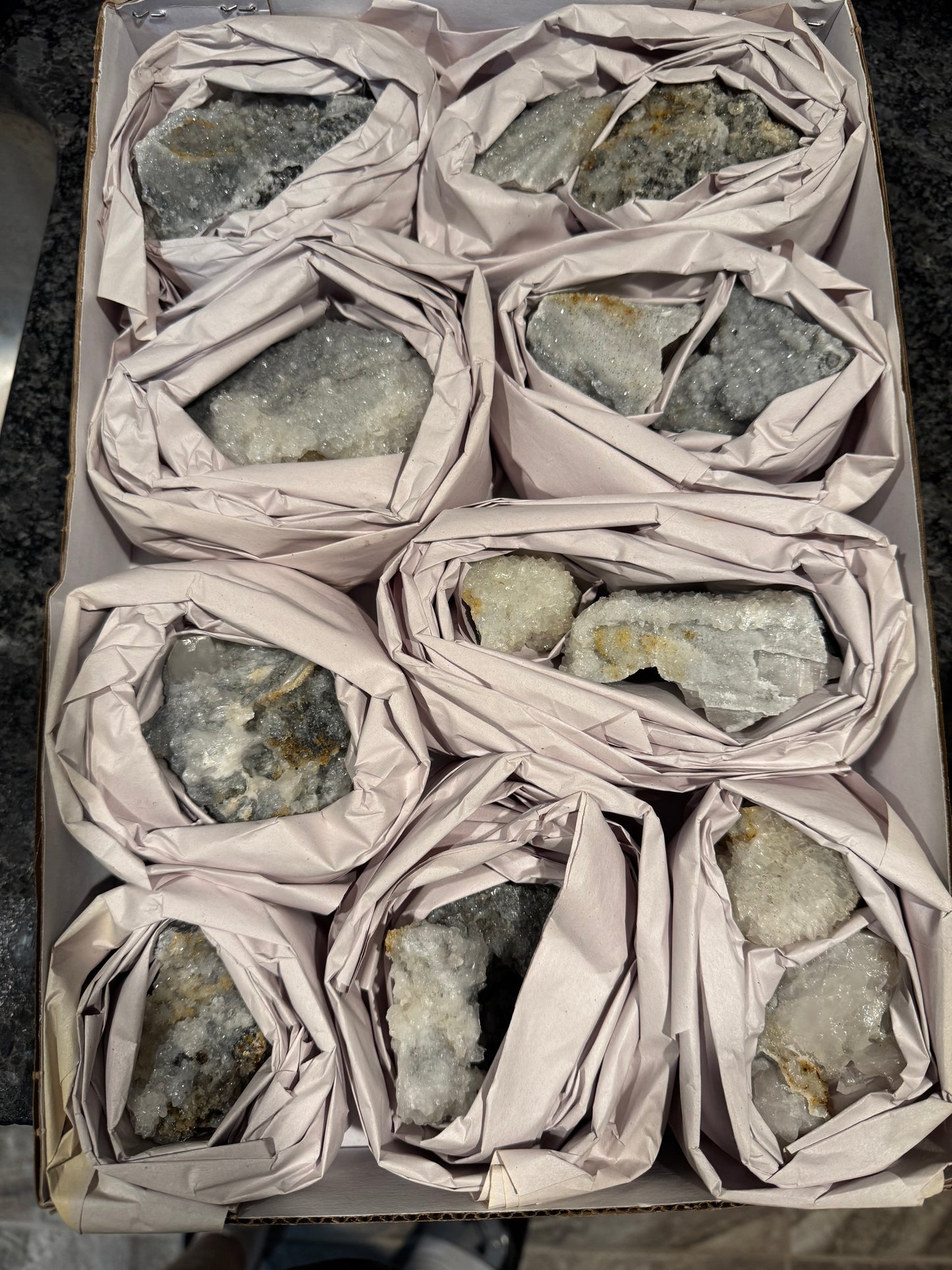 13 pc Wholesale lot Godzilla Calcite Mina El Solat, Guerrero, Taxco Mexico