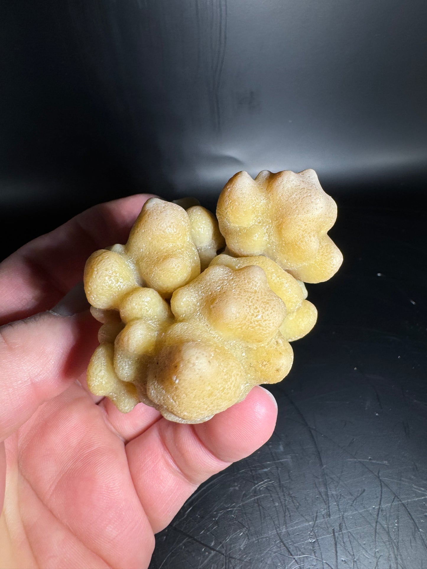 Botryoidal Honey Aragonite - Santa Eulalia, Chihuahua, Mexico 179 g