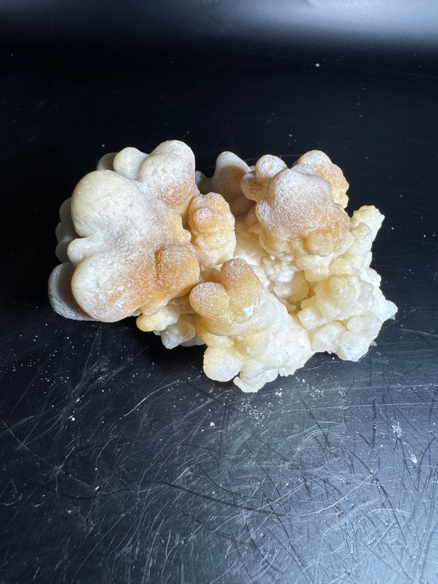 Botryoidal Honey Aragonite - Santa Eulalia, Chihuahua, Mexico 170 g