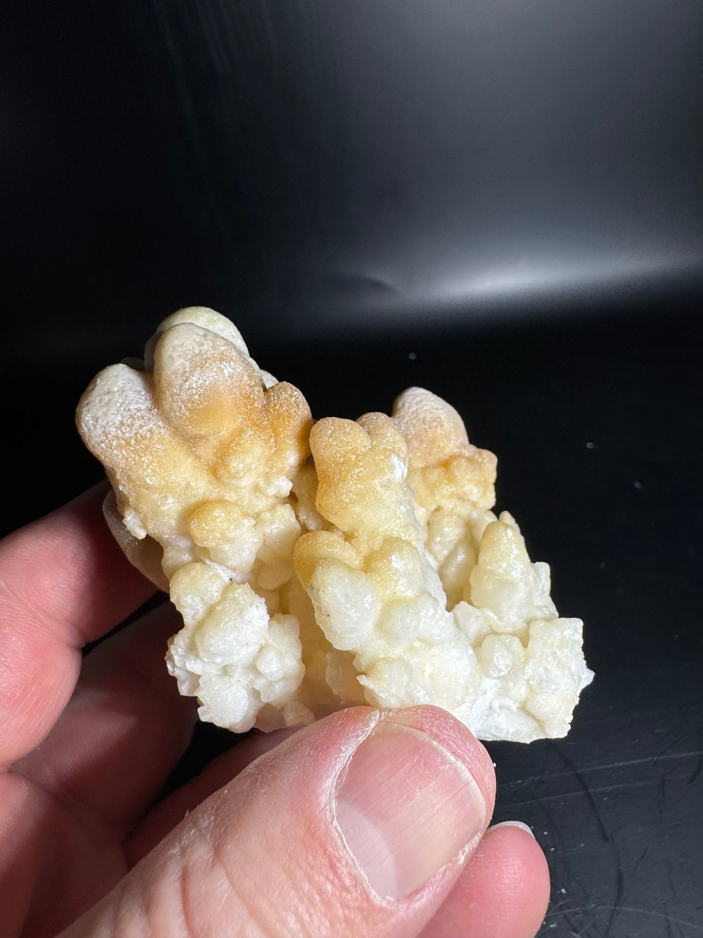 Botryoidal Honey Aragonite - Santa Eulalia, Chihuahua, Mexico 170 g