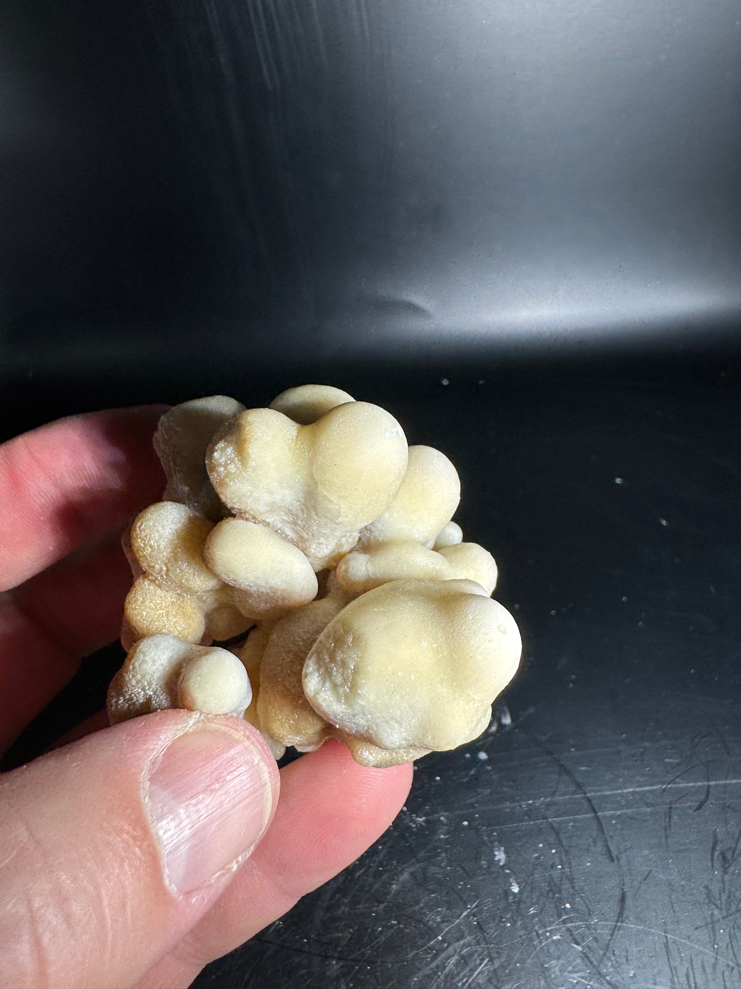Botryoidal Honey Aragonite - Santa Eulalia, Chihuahua, Mexico 175 g