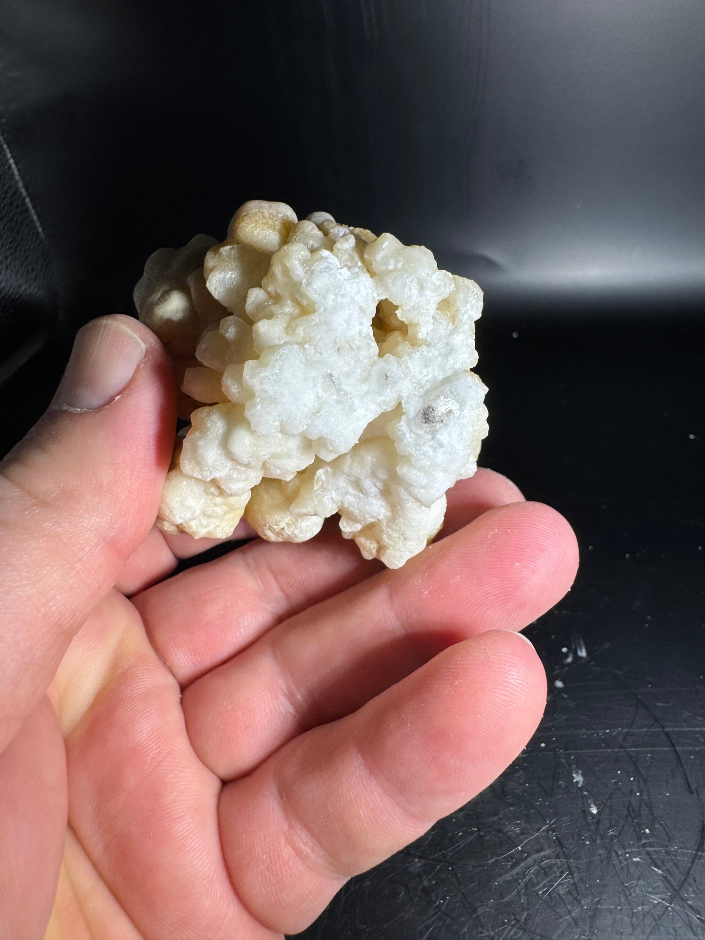 Botryoidal Honey Aragonite - Santa Eulalia, Chihuahua, Mexico 175 g