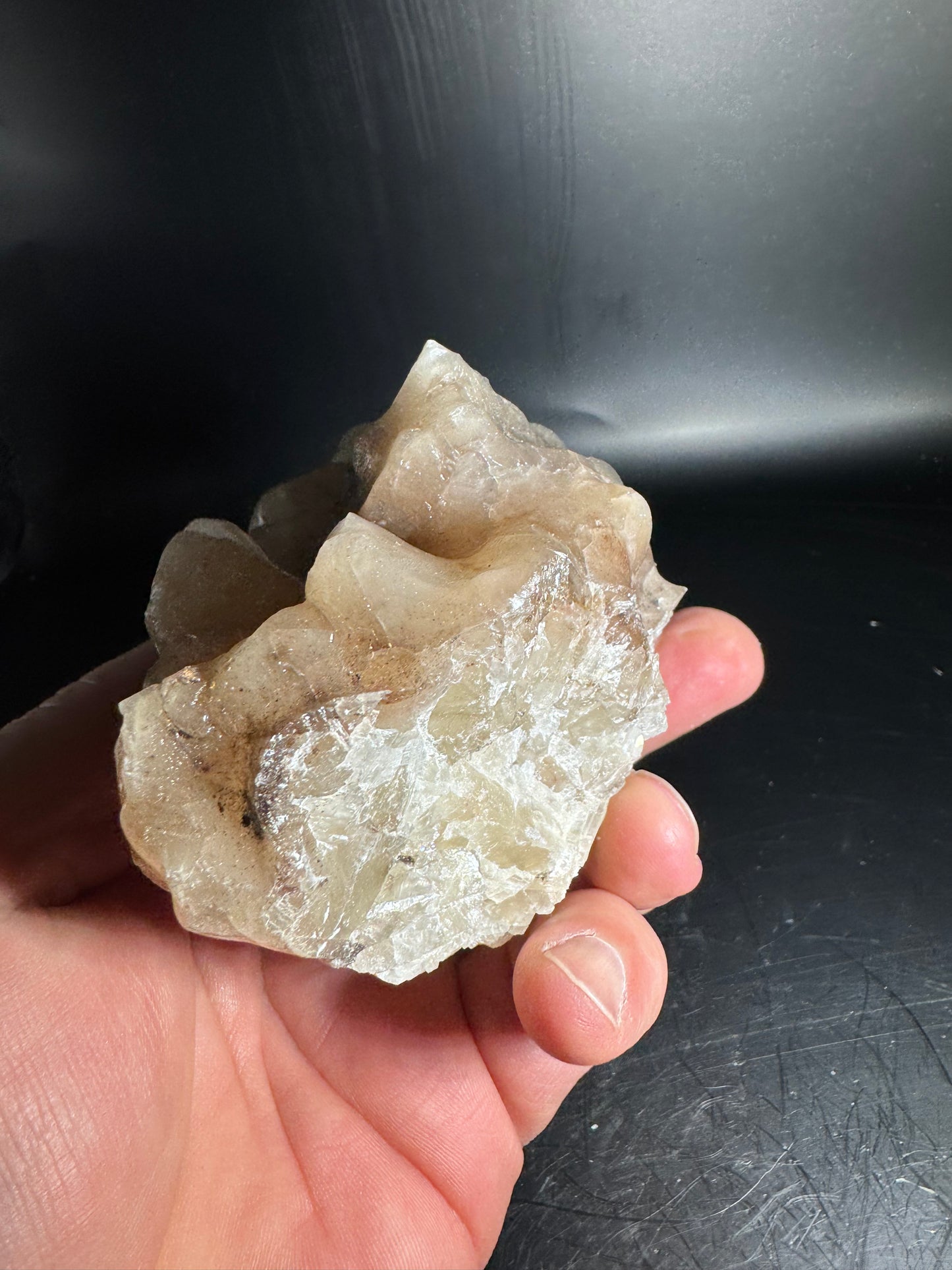 Honey Aragonite - Santa Eulalia, Chihuahua, Mexico 538 g