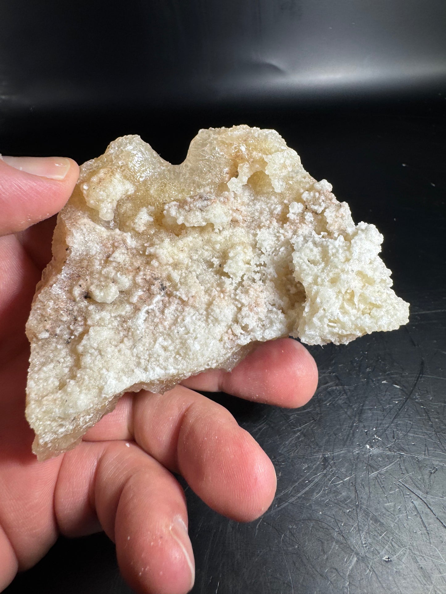 Honey Aragonite - Santa Eulalia, Chihuahua, Mexico 201 g