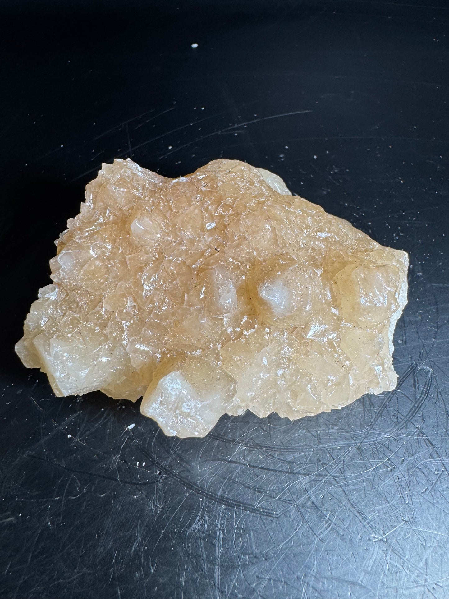 Honey Aragonite - Santa Eulalia, Chihuahua, Mexico 211 g