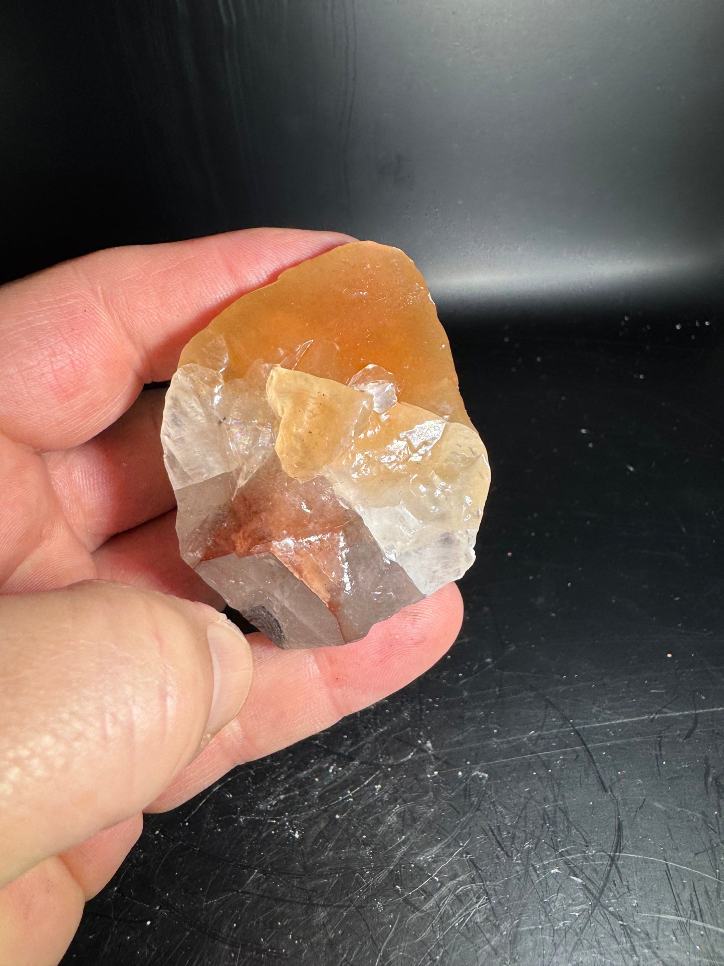Monarch Butterfly Calcite El Potosi Mine, Santa Eulalia, Chihuahua , Mexico 129 Grams