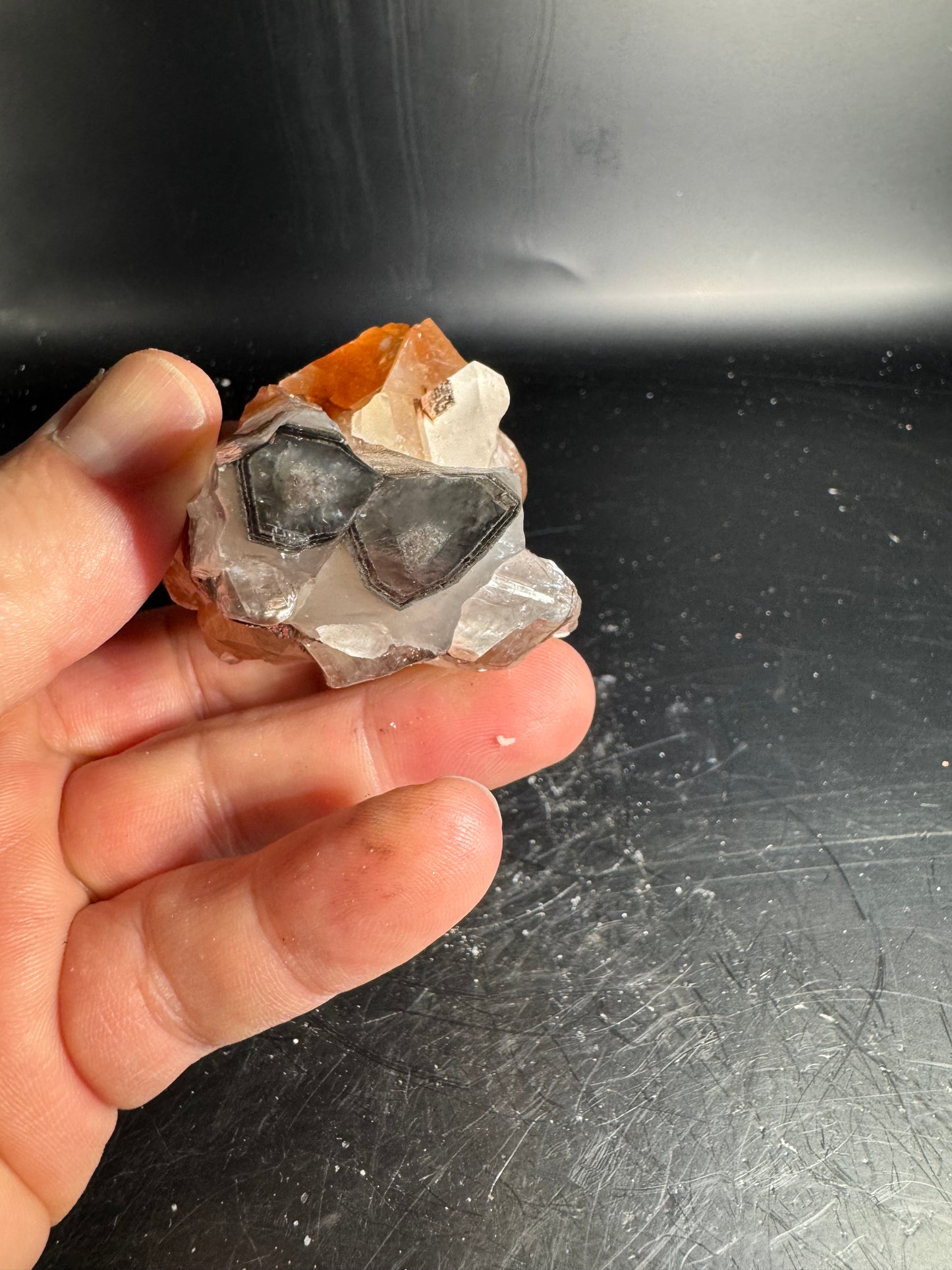Monarch Butterfly Calcite El Potosi Mine, Santa Eulalia, Chihuahua , Mexico 167 Grams