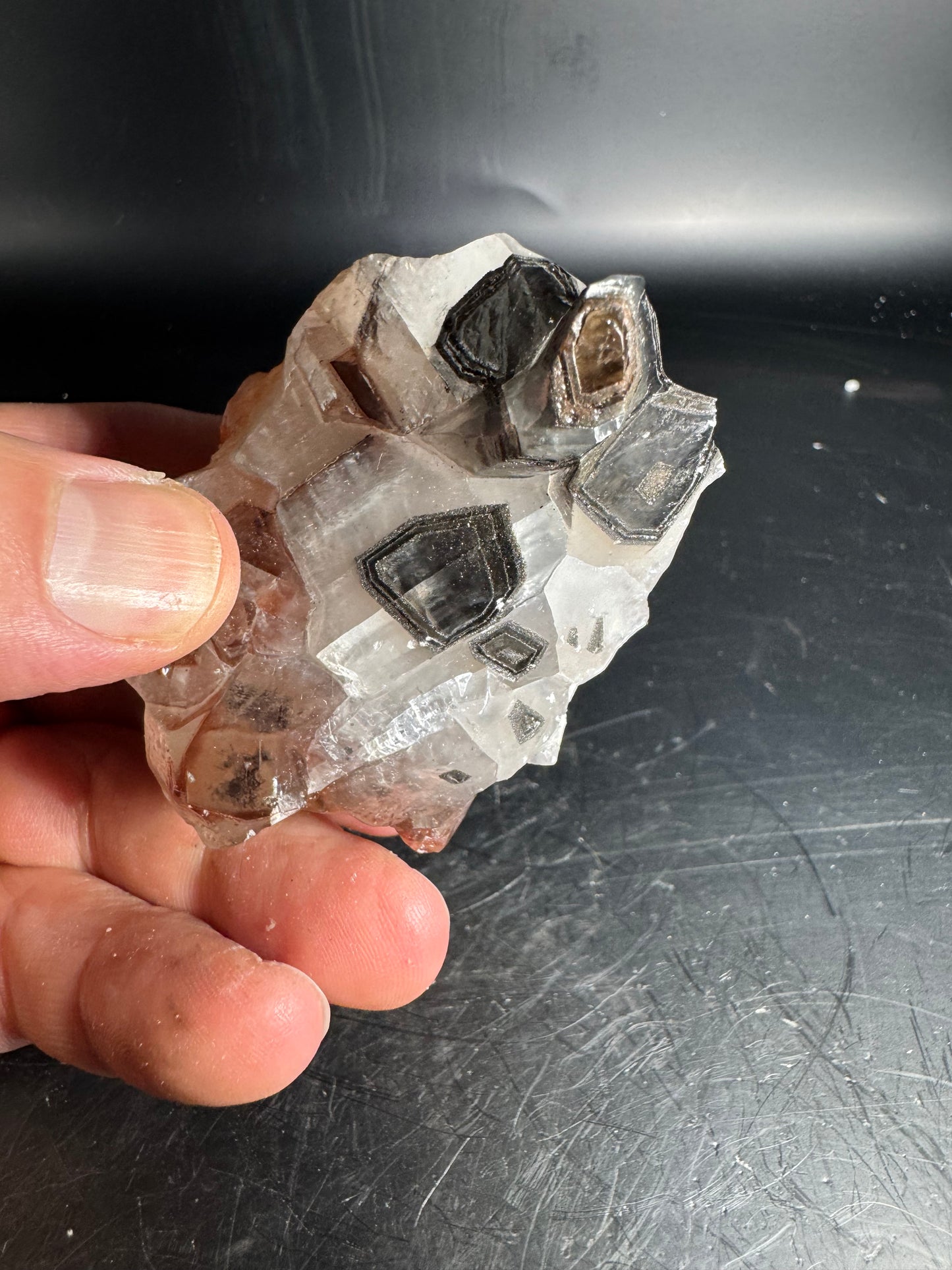 Monarch Butterfly Calcite El Potosi Mine, Santa Eulalia, Chihuahua , Mexico 248 Grams