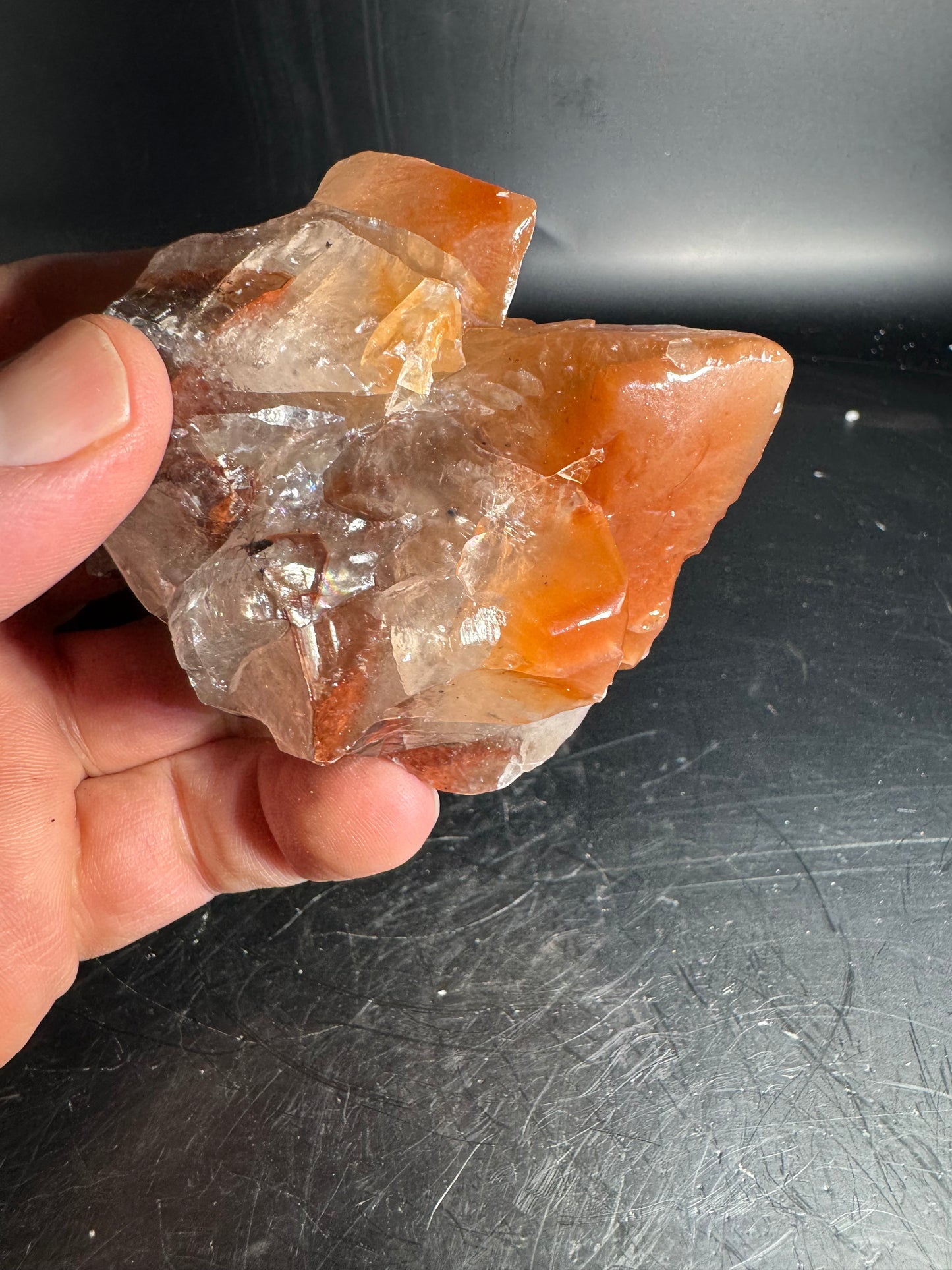 Monarch Butterfly Calcite El Potosi Mine, Santa Eulalia, Chihuahua , Mexico 248 Grams