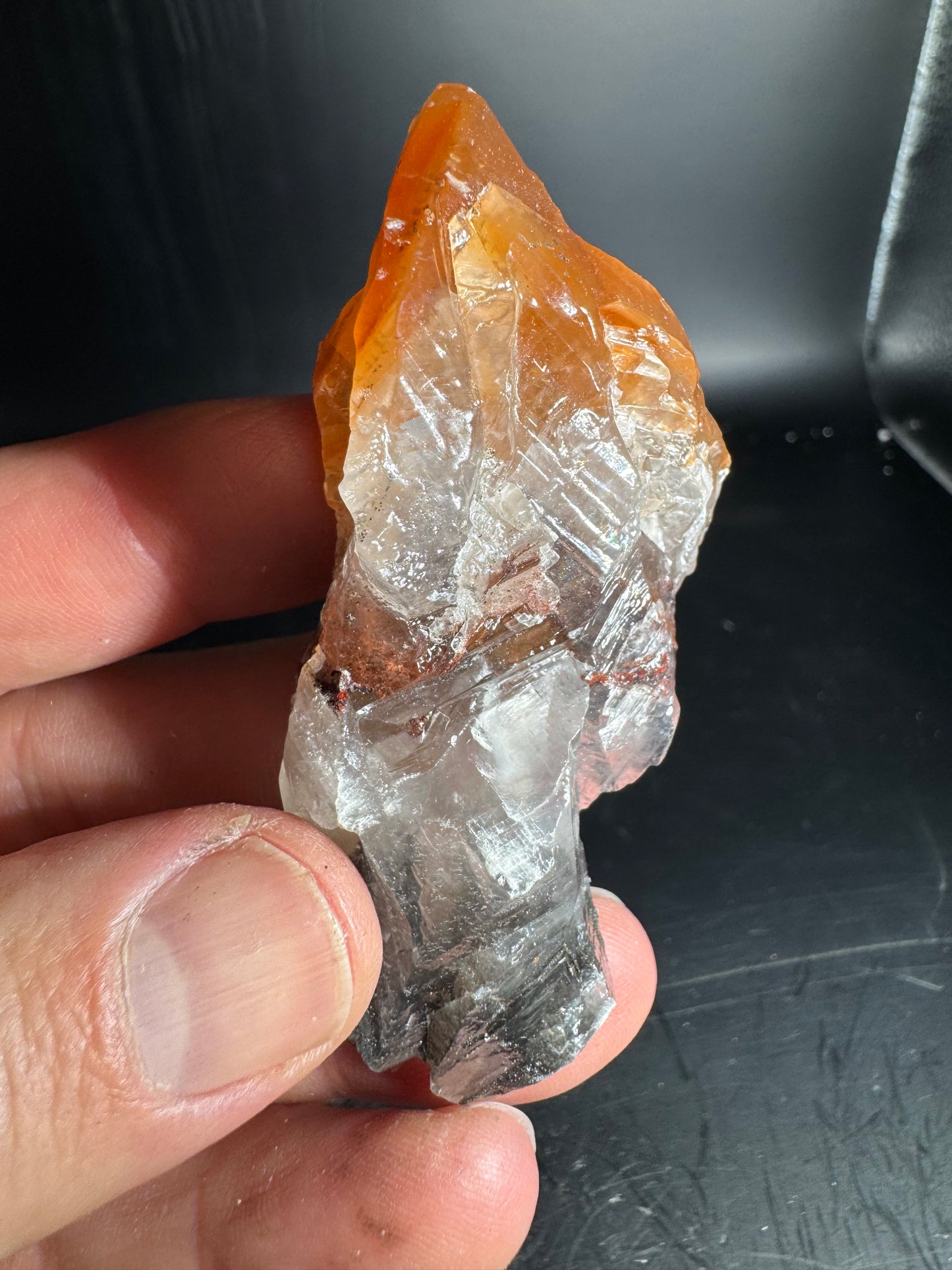 Monarch Butterfly Calcite El Potosi Mine, Santa Eulalia, Chihuahua , Mexico 55 Grams
